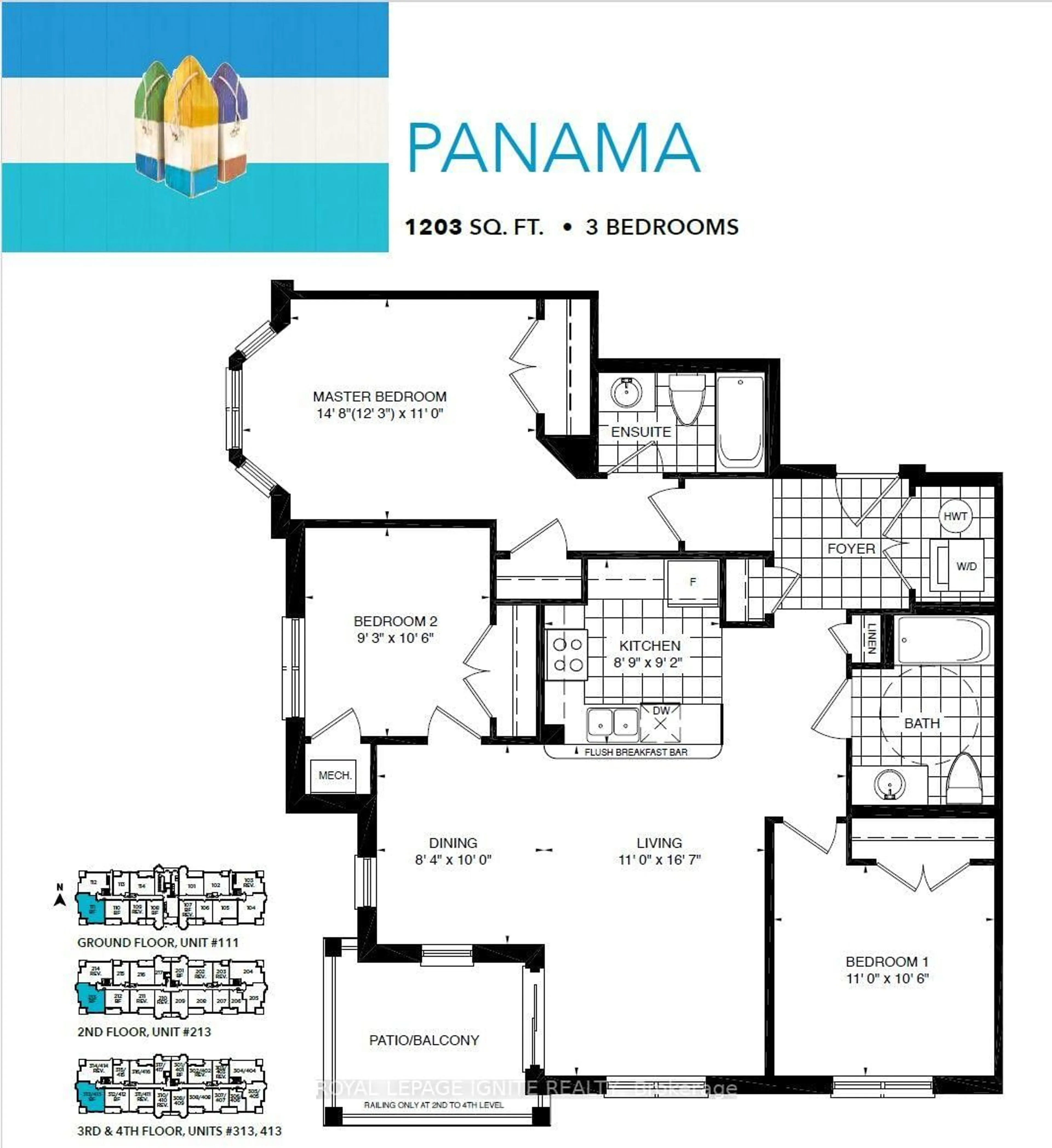 Floor plan for 65 Shipway Ave #213, Clarington Ontario L1B 0W2