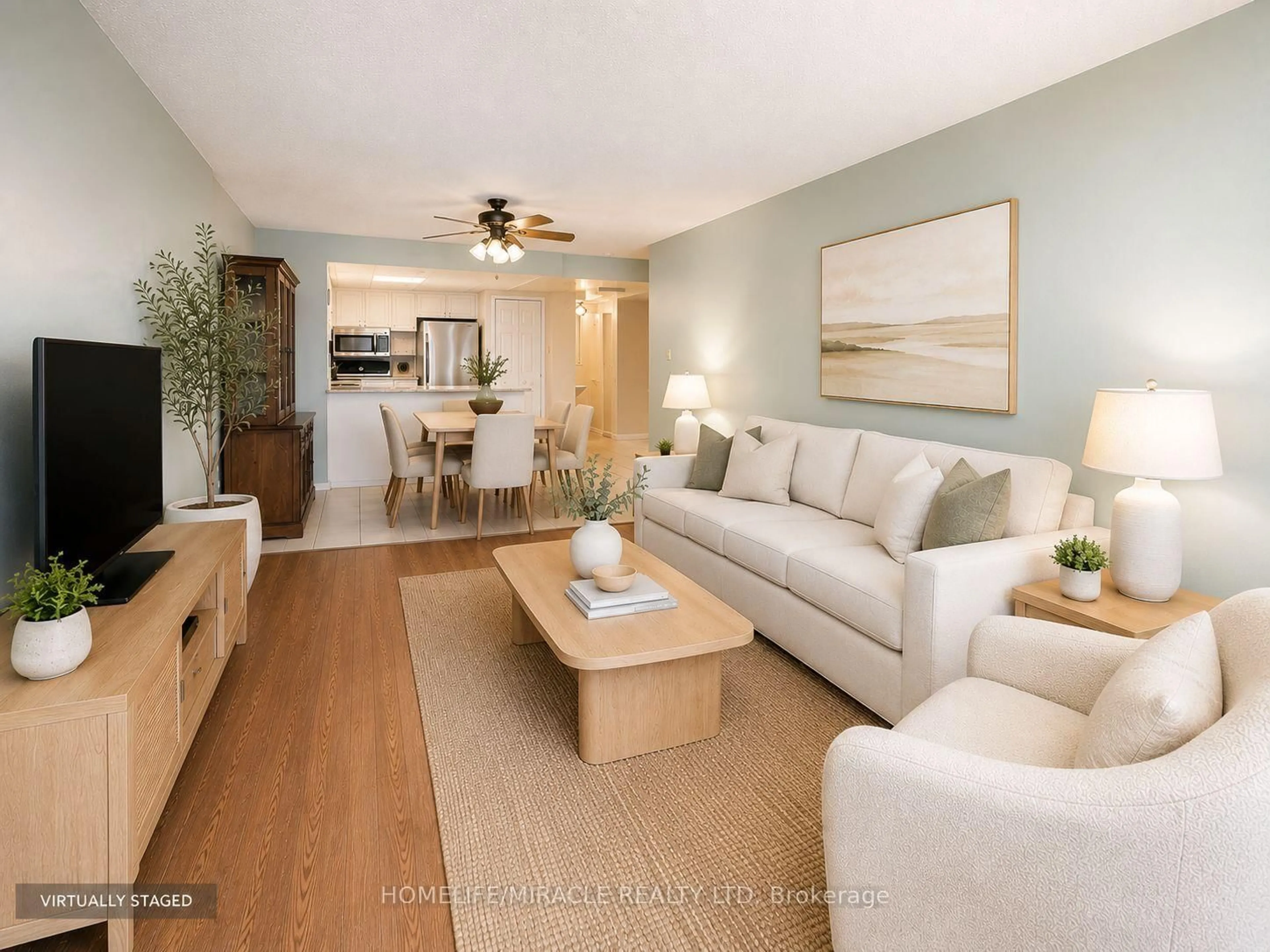Living room with furniture, unknown for 8 Silver Bell Grve #810, Toronto Ontario M1B 4Z3