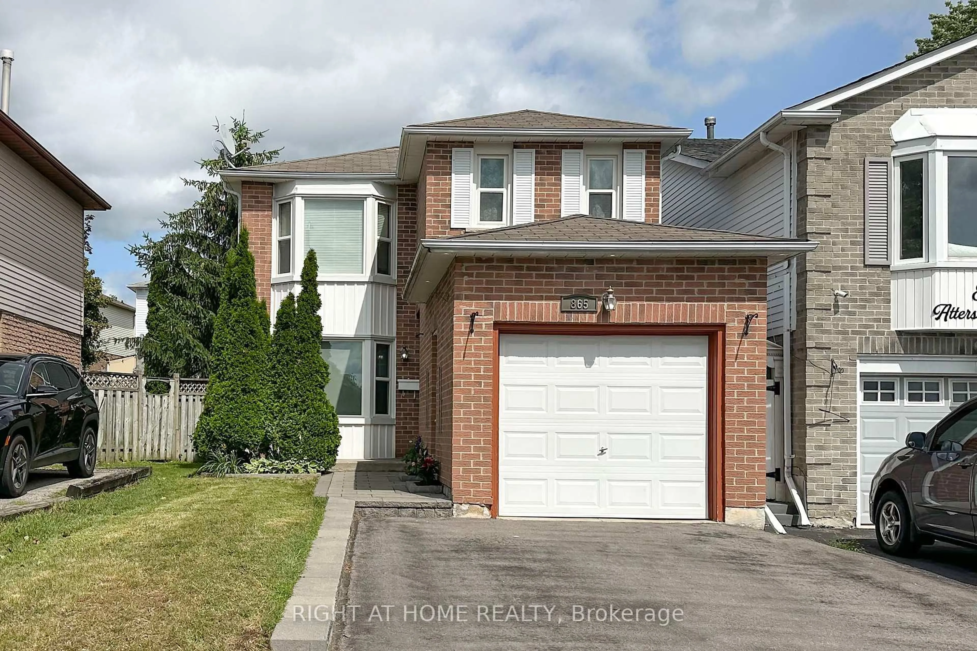 Home with brick exterior material, street for 865 Attersley Dr, Oshawa Ontario L1K 1V1