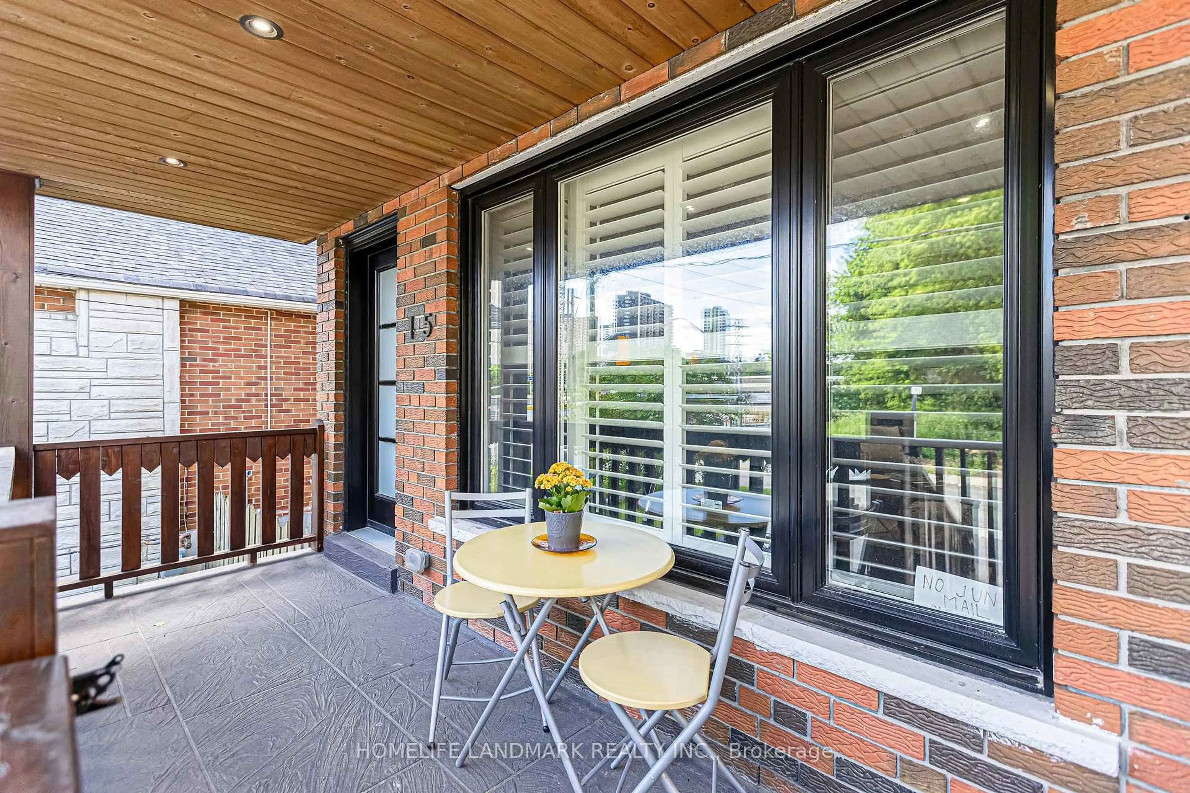 Patio, street for 15 Denton Ave, Toronto Ontario M4C 1T7