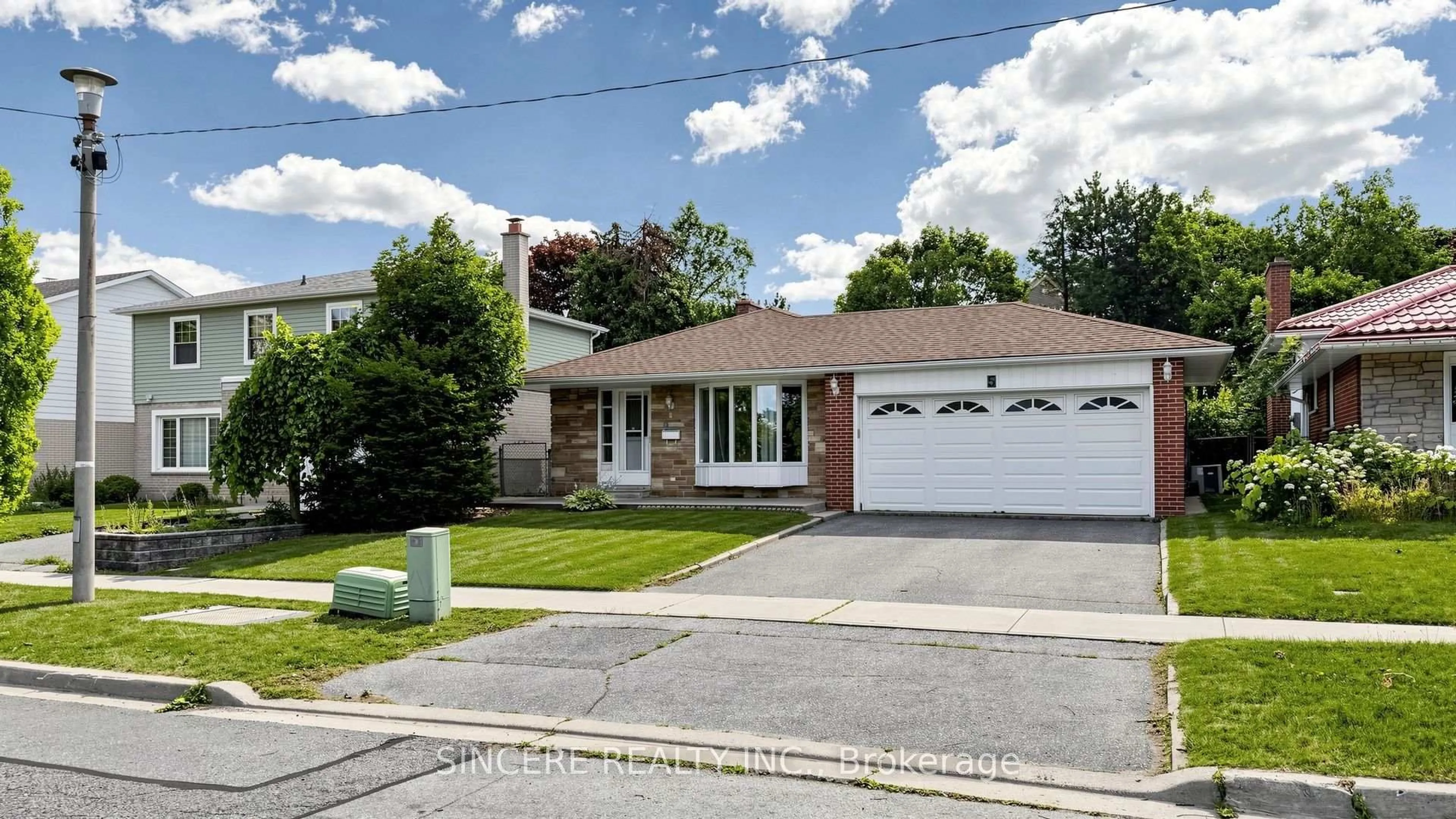Home with brick exterior material, street for 5 Glendower Crct, Toronto Ontario M1T 2Y9