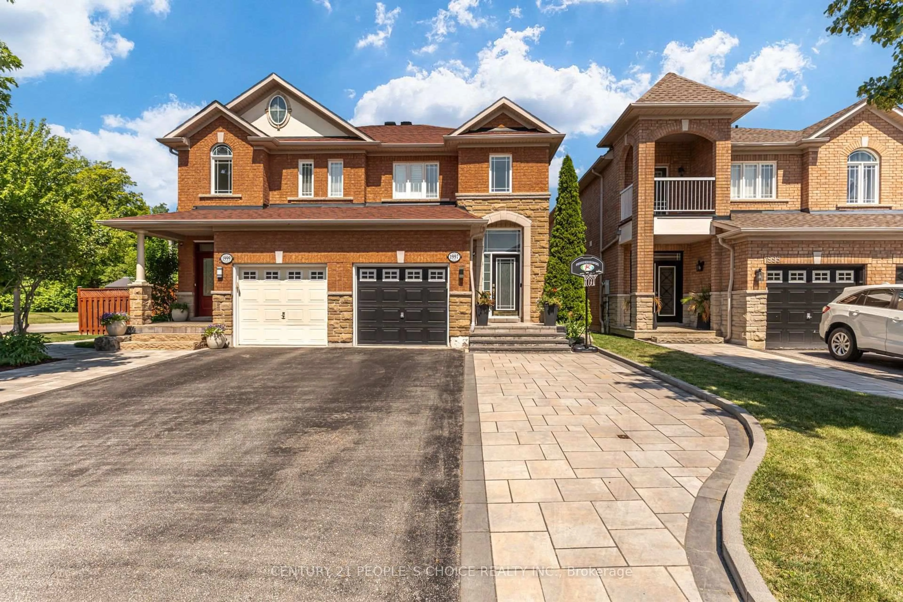 Home with brick exterior material, street for 1997 Calvington Dr, Pickering Ontario L1V 7J3