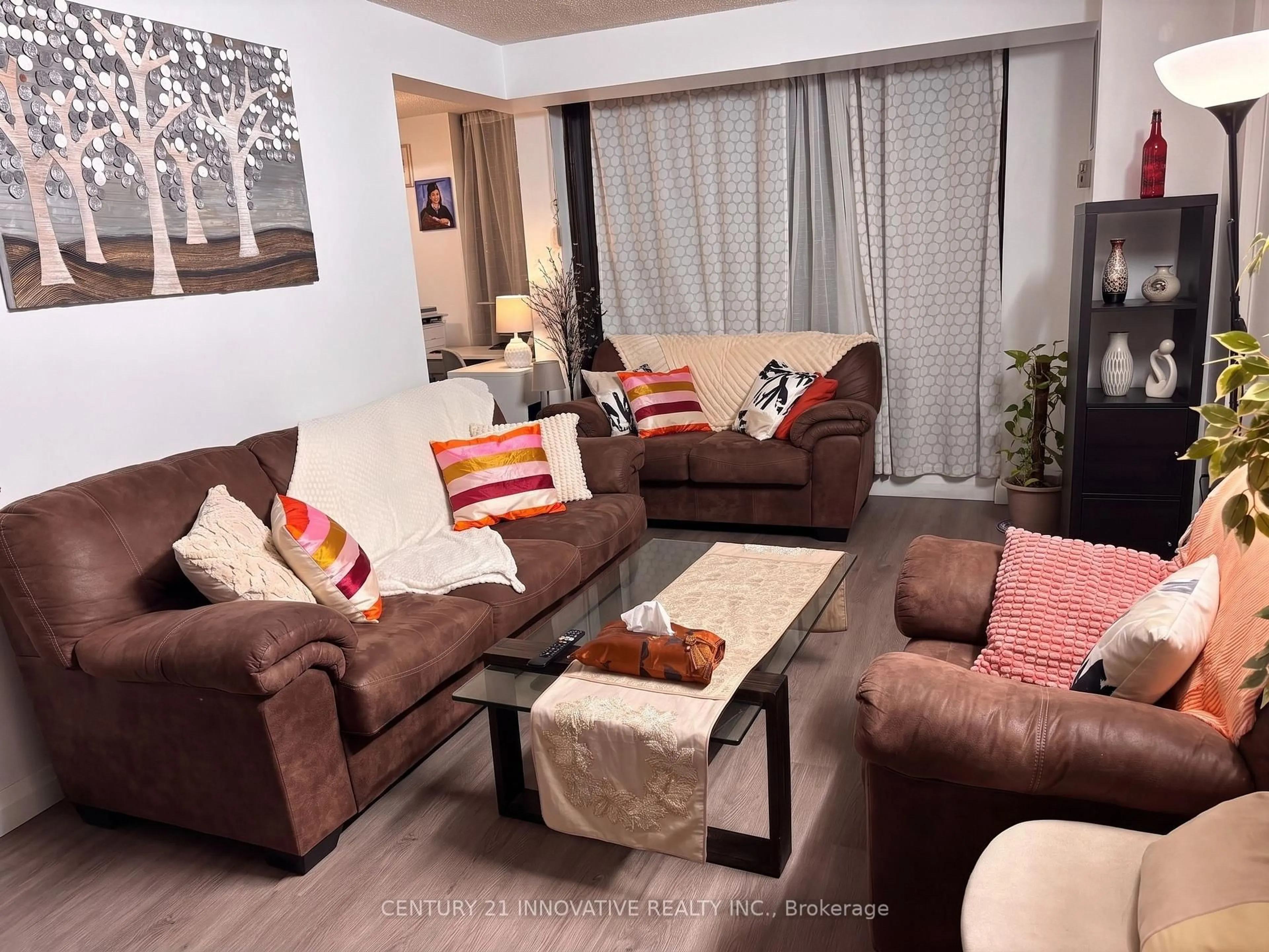 Living room with furniture, unknown for 121 Trudelle St #706, Toronto Ontario M1J 3K4