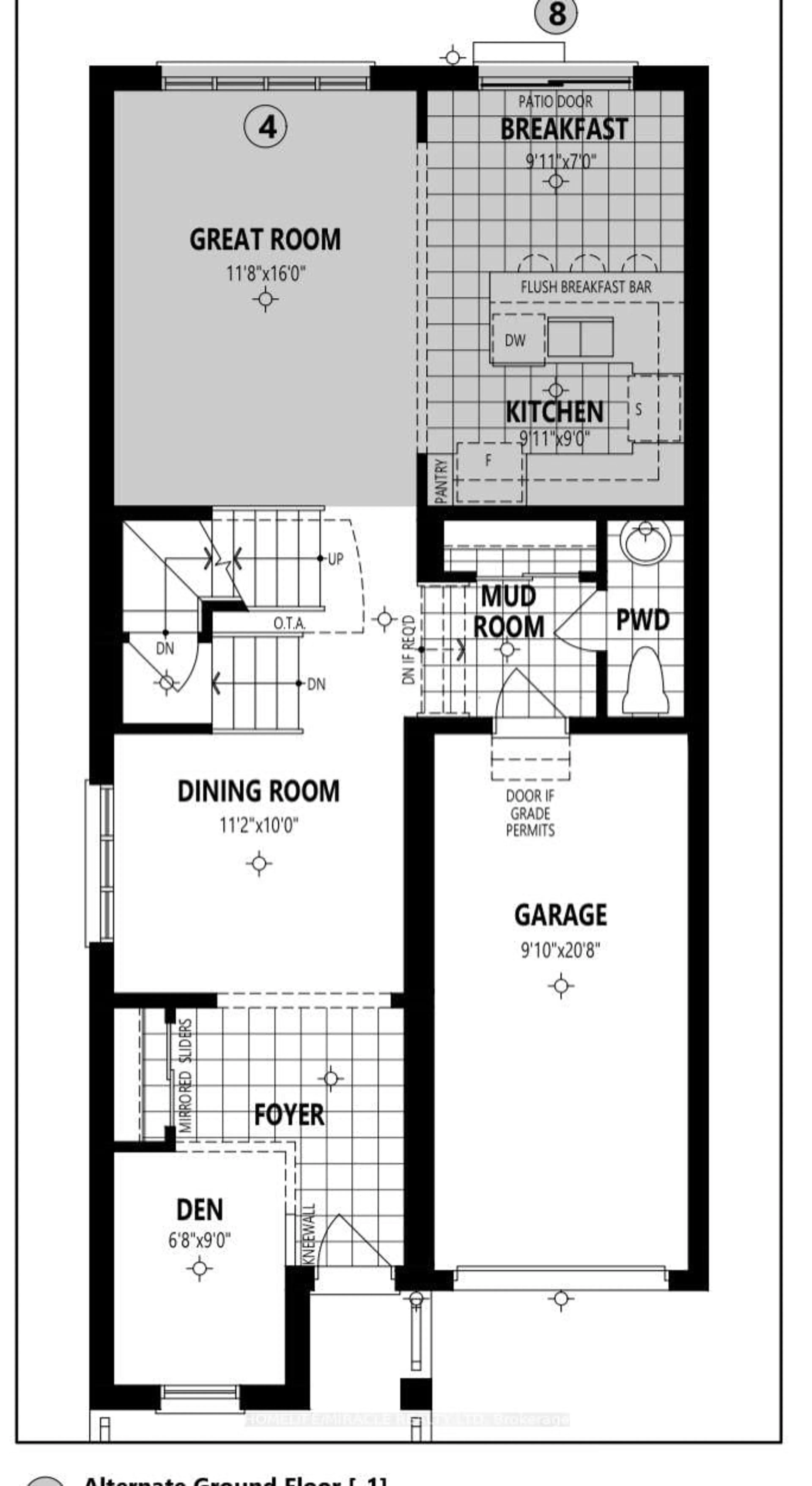 Floor plan for 3059 Hollyberry Tr, Pickering Ontario L1X 0N5