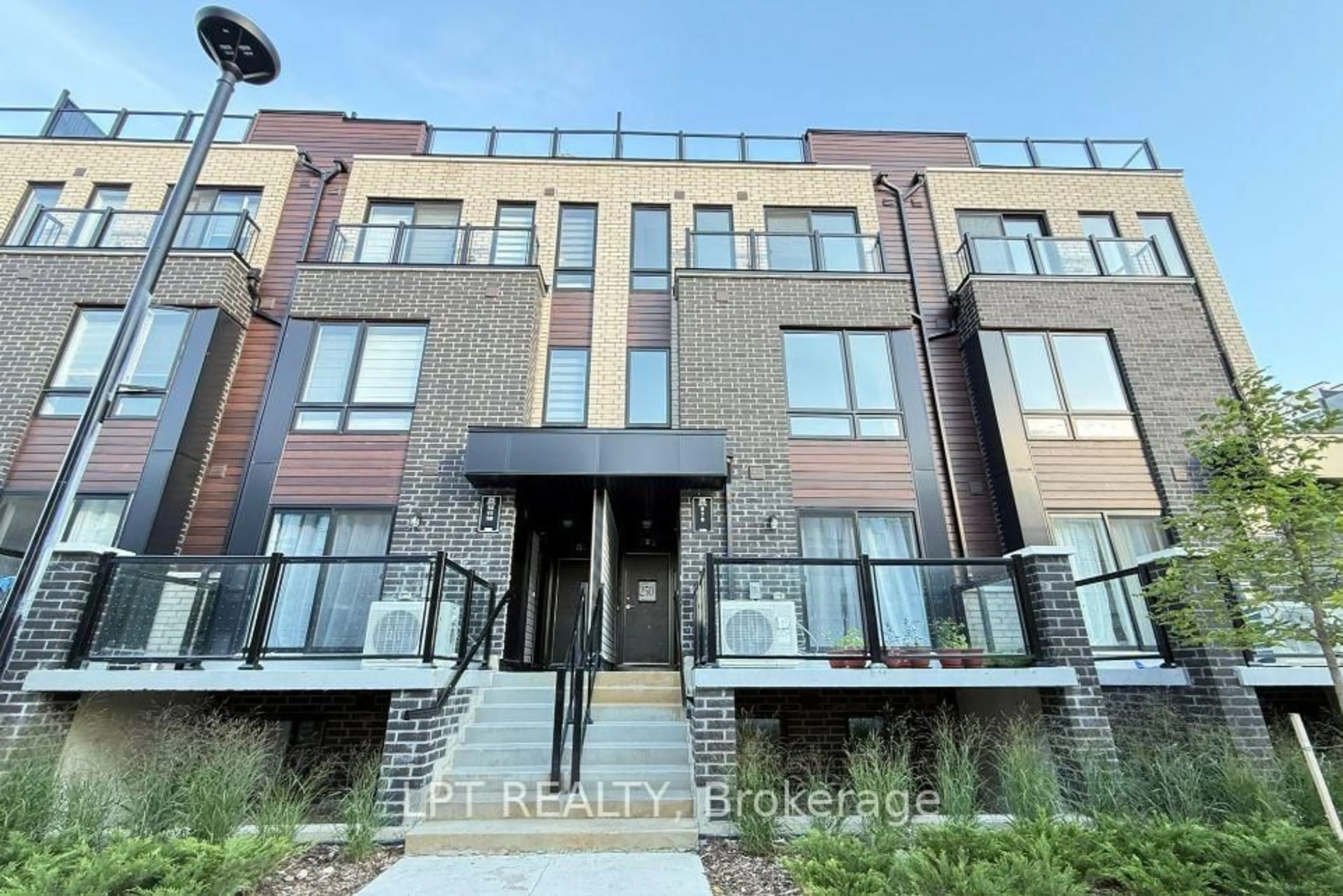 Home with brick exterior material, building for 25 Priya Lane #7, Toronto Ontario M1B 0E8