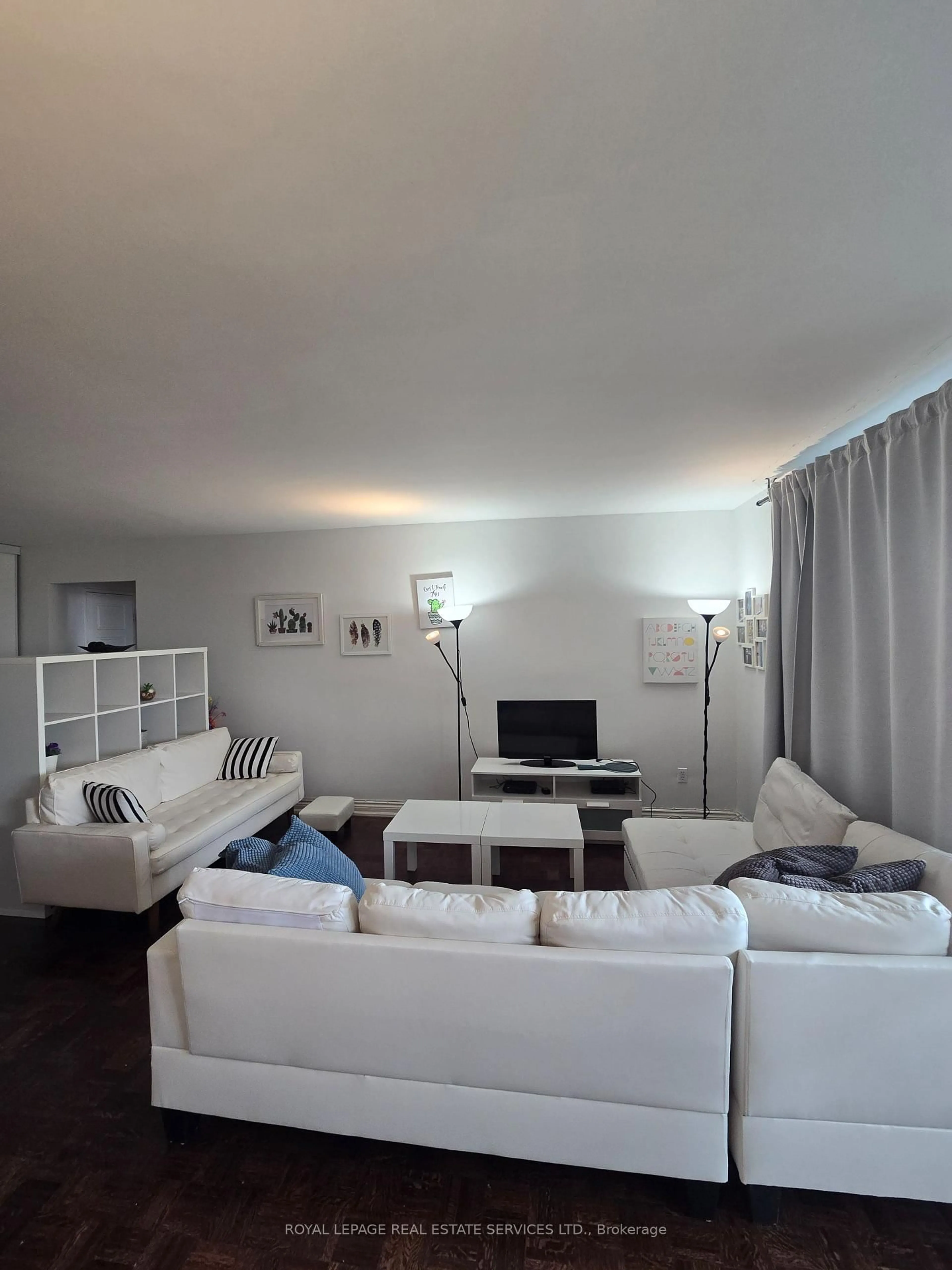 Living room with furniture, unknown for 1 Massey Sq #2614, Toronto Ontario M4C 5L4
