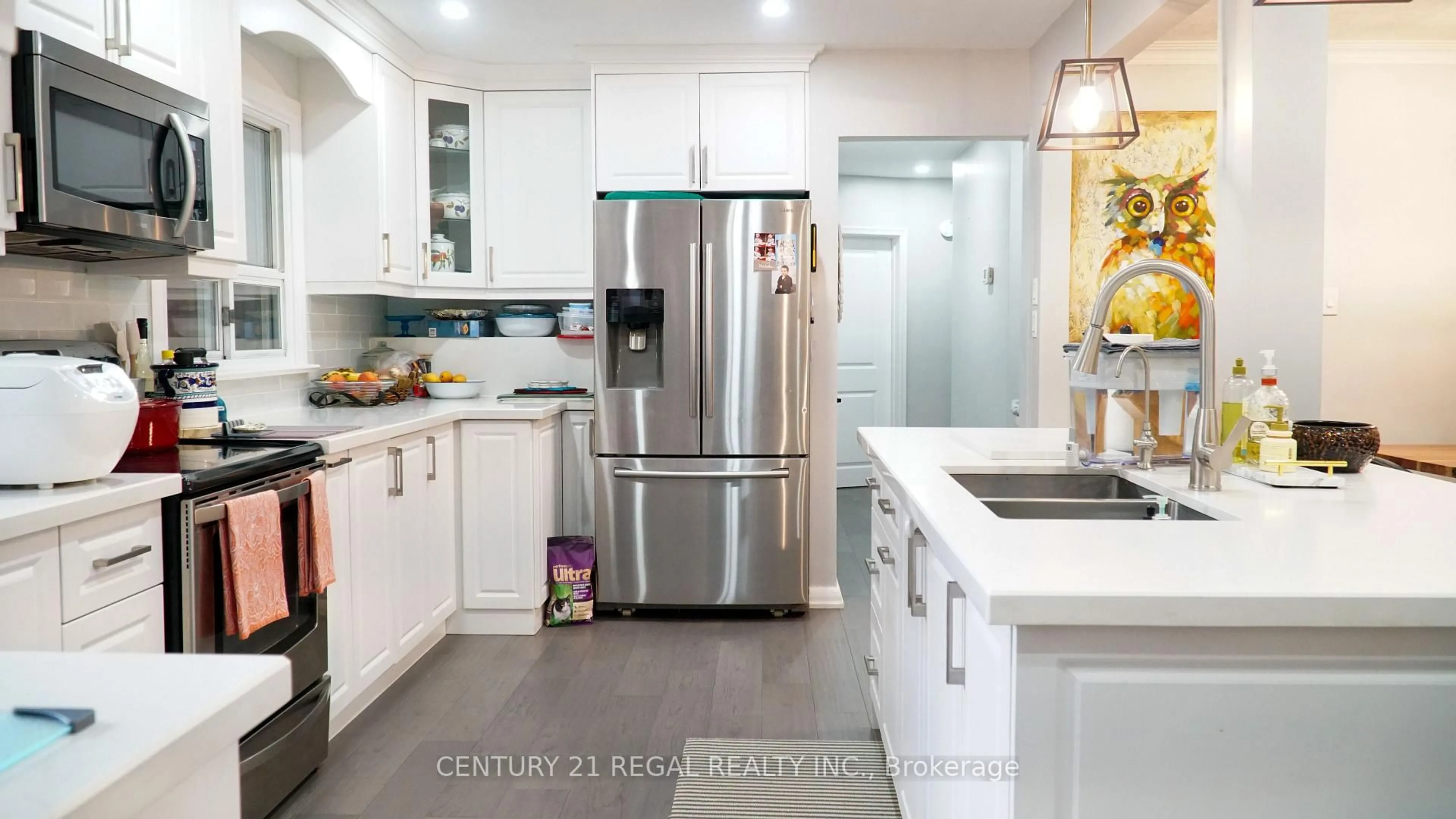 Contemporary kitchen, ceramic/tile floor for 1507 Pharmacy Ave, Toronto Ontario M1R 2J7