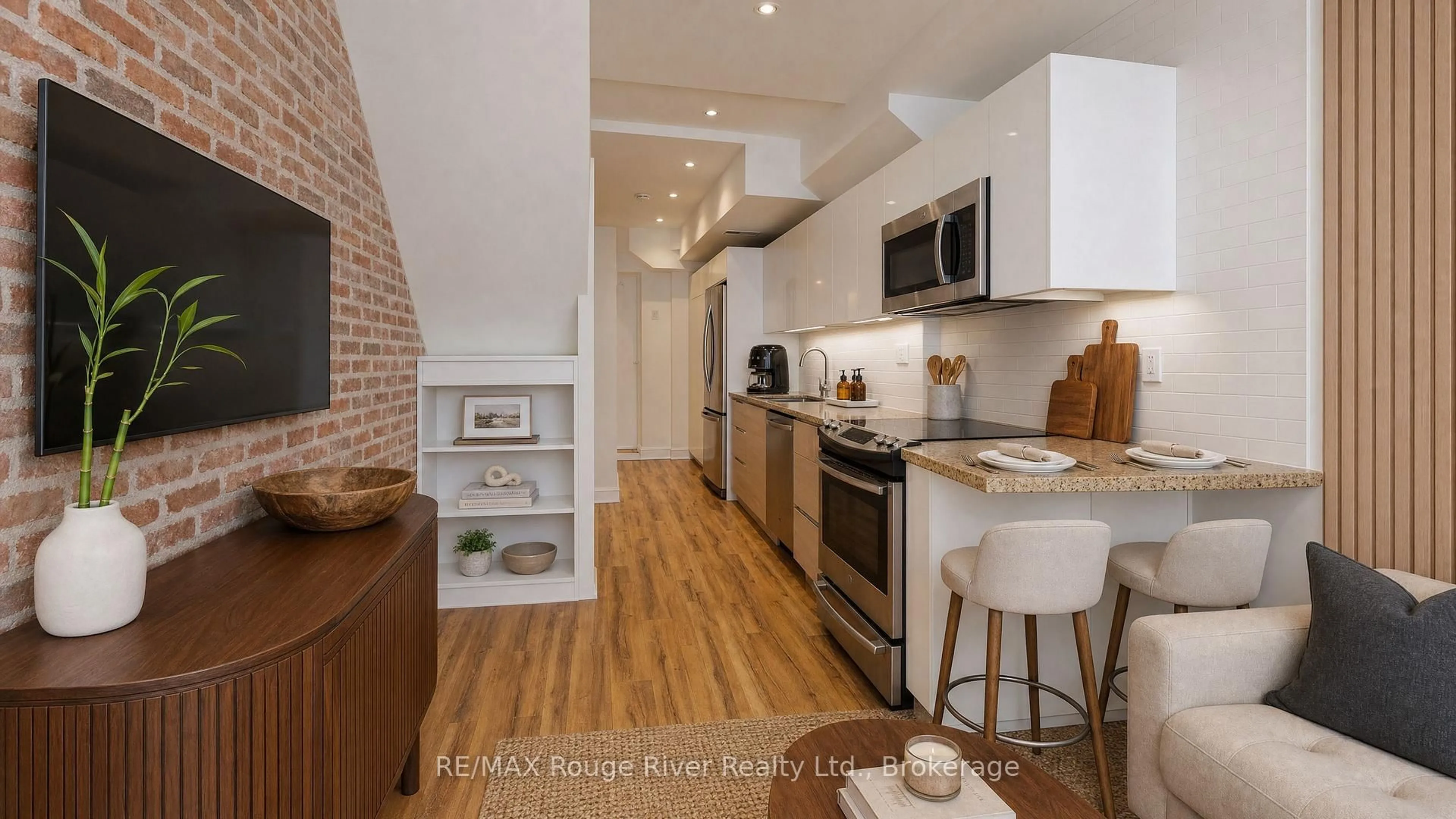 Open concept kitchen, unknown for 821 Craven Rd, Toronto Ontario M4L 2Z7