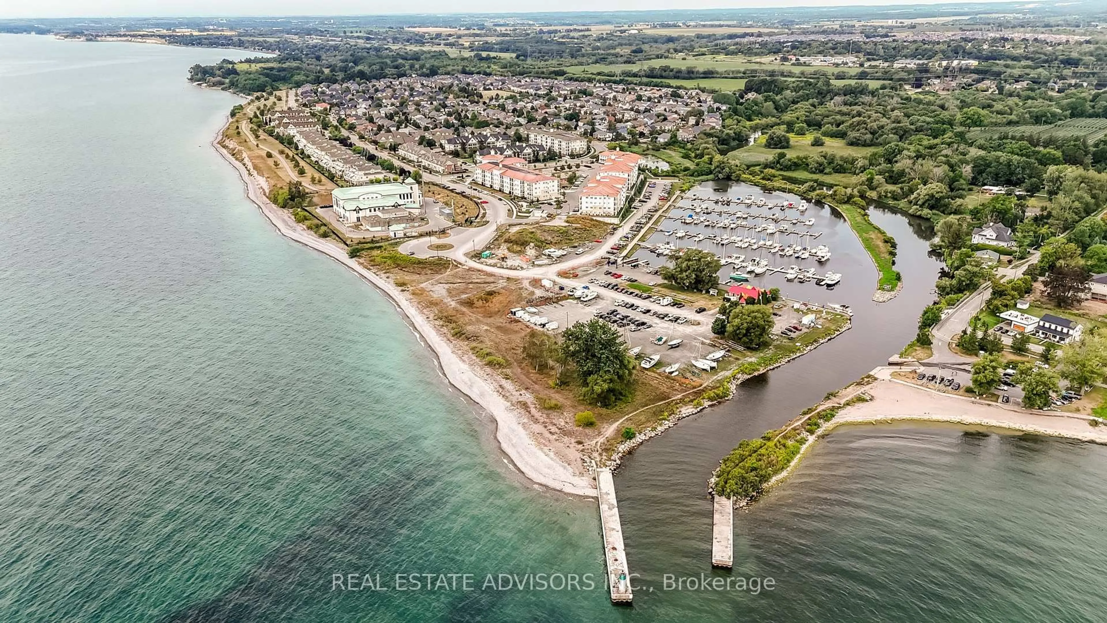 A pic from outside/outdoor area/front of a property/back of a property/a pic from drone, water/lake/river/ocean view for 65 Shipway Ave #203, Clarington Ontario L1B 0B7