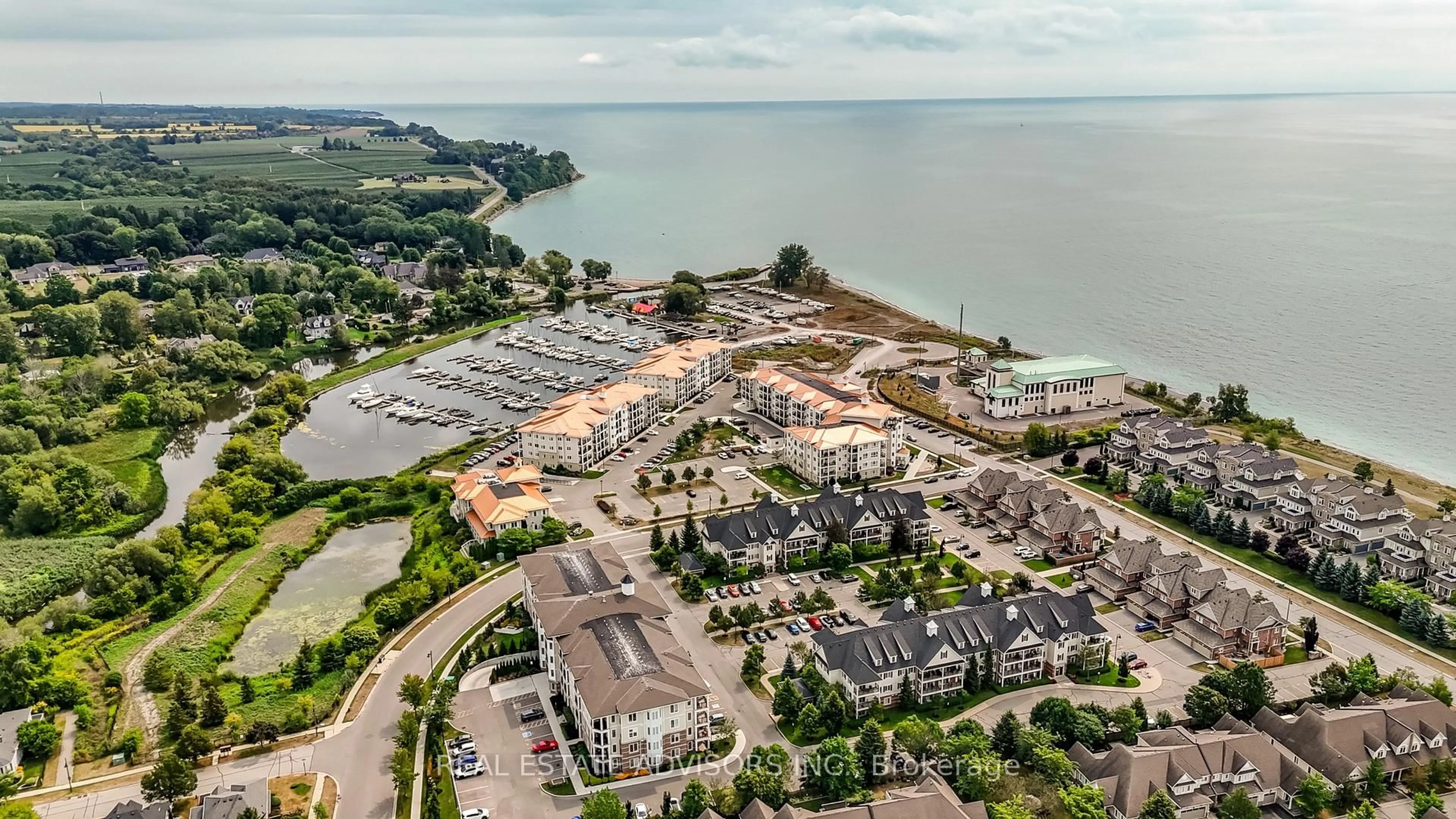 A pic from outside/outdoor area/front of a property/back of a property/a pic from drone, water/lake/river/ocean view for 65 Shipway Ave #203, Clarington Ontario L1B 0B7