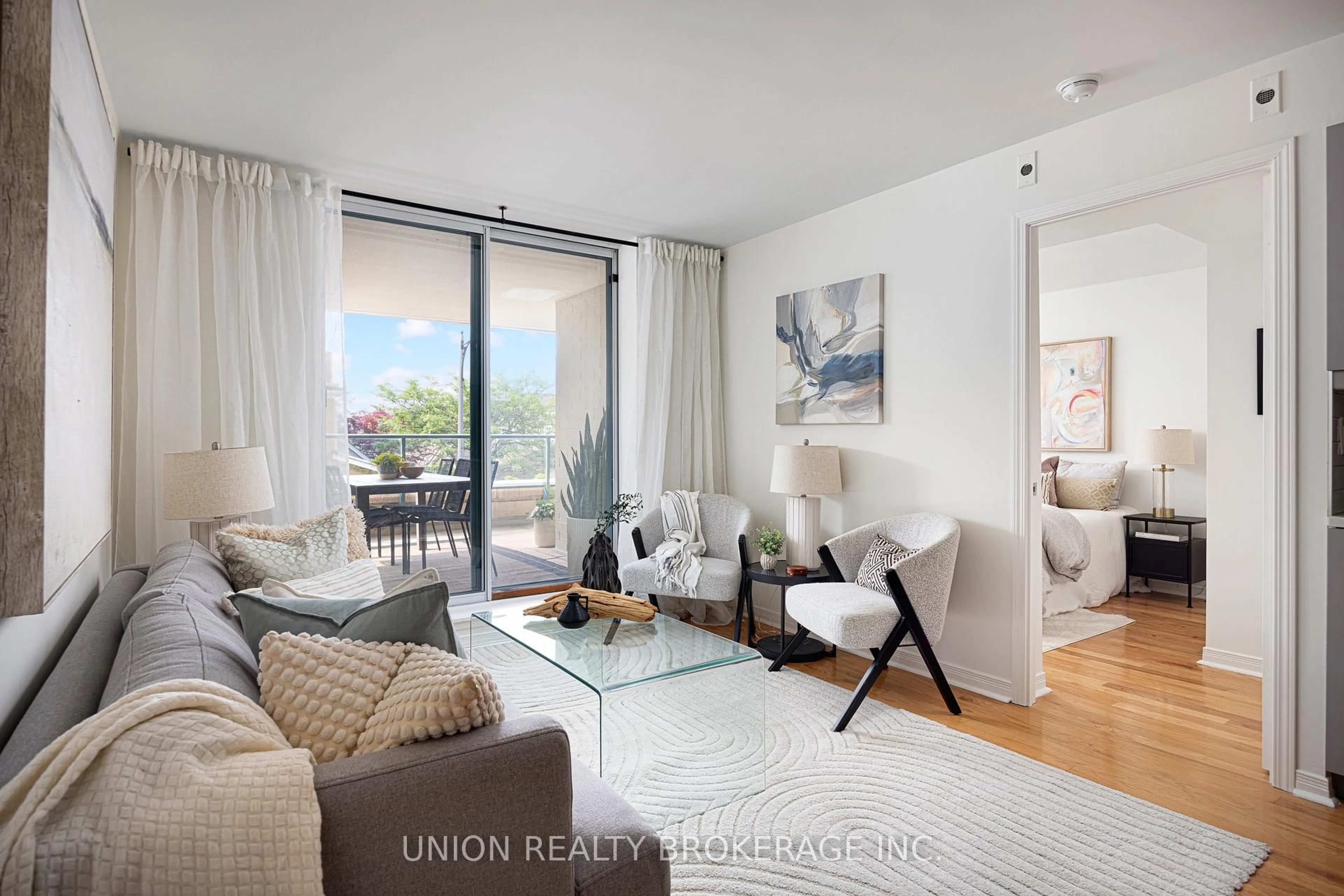 Living room with furniture, unknown for 1765 Queen St #213, Toronto Ontario M4L 3Z2