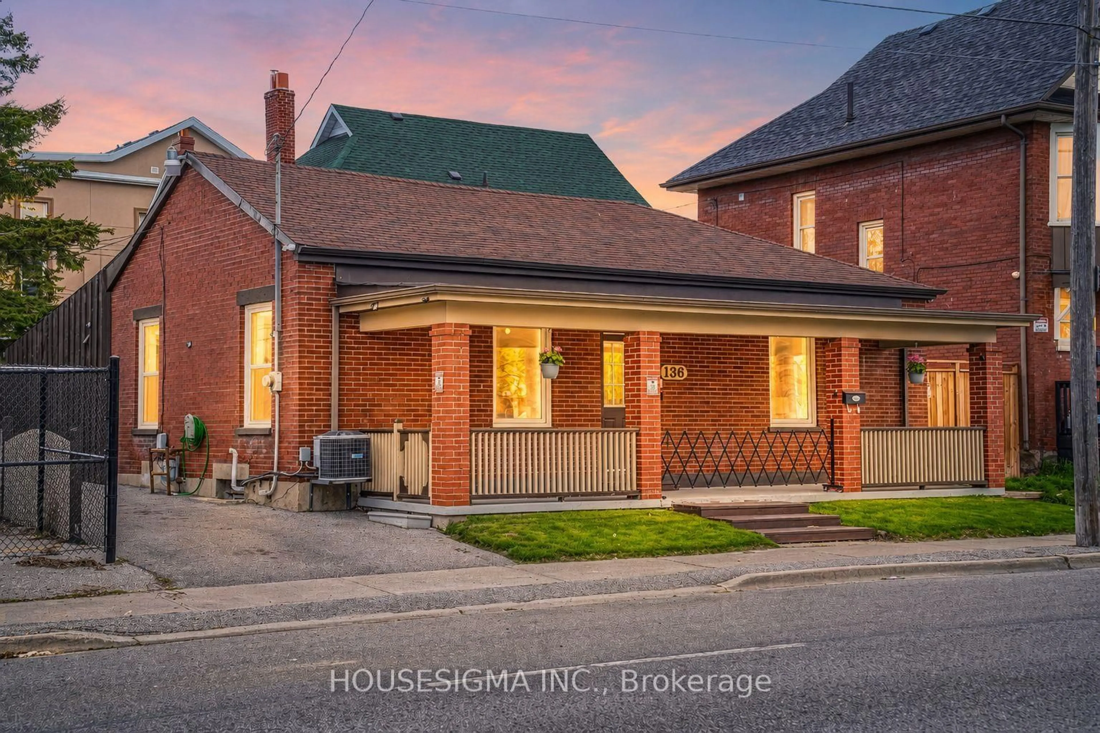 Home with brick exterior material, street for 136 Celina St, Oshawa Ontario L1H 4N5