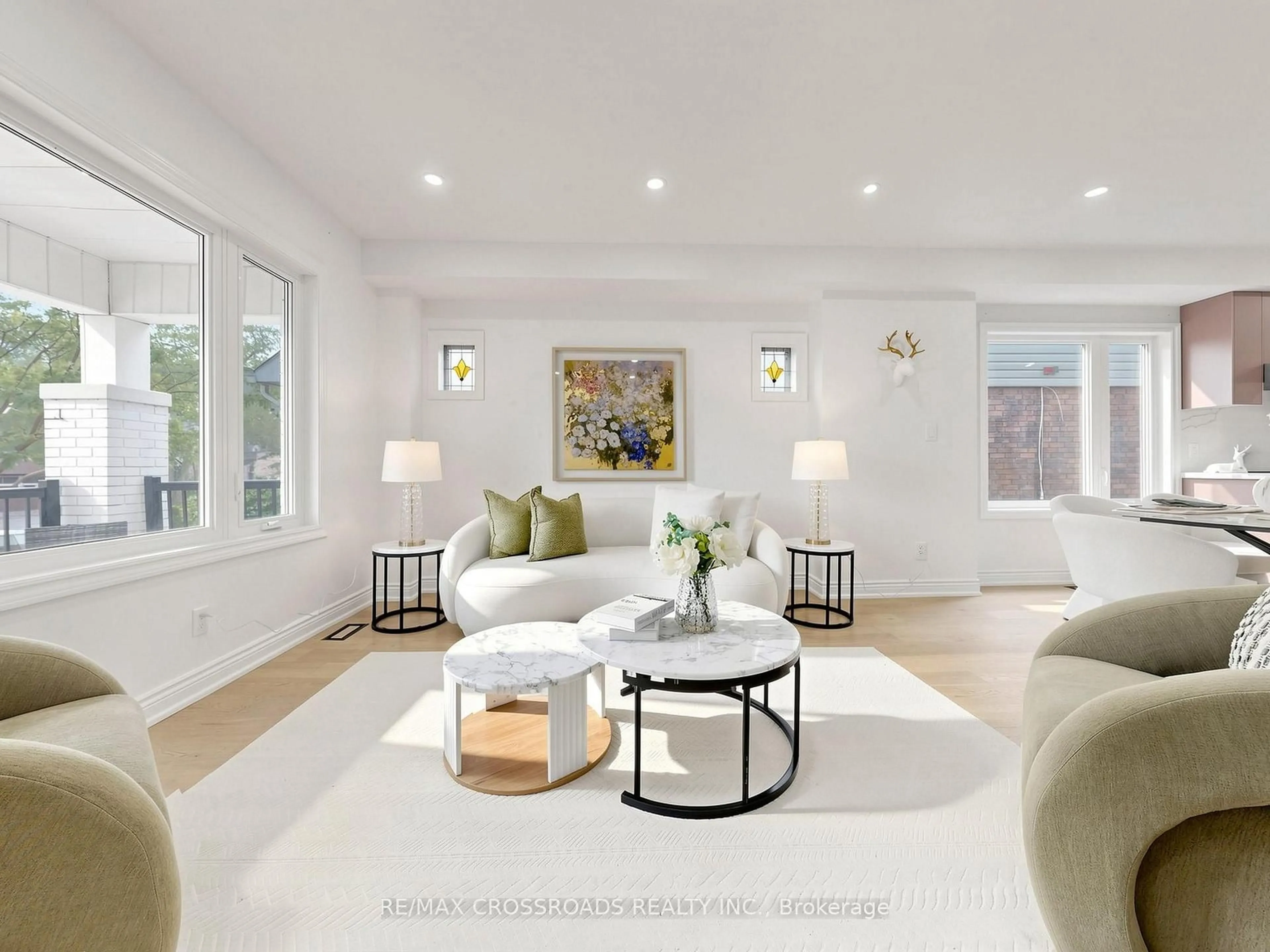 Living room with furniture, unknown for 548 Glebeholme Blvd, Toronto Ontario M4C 1V4
