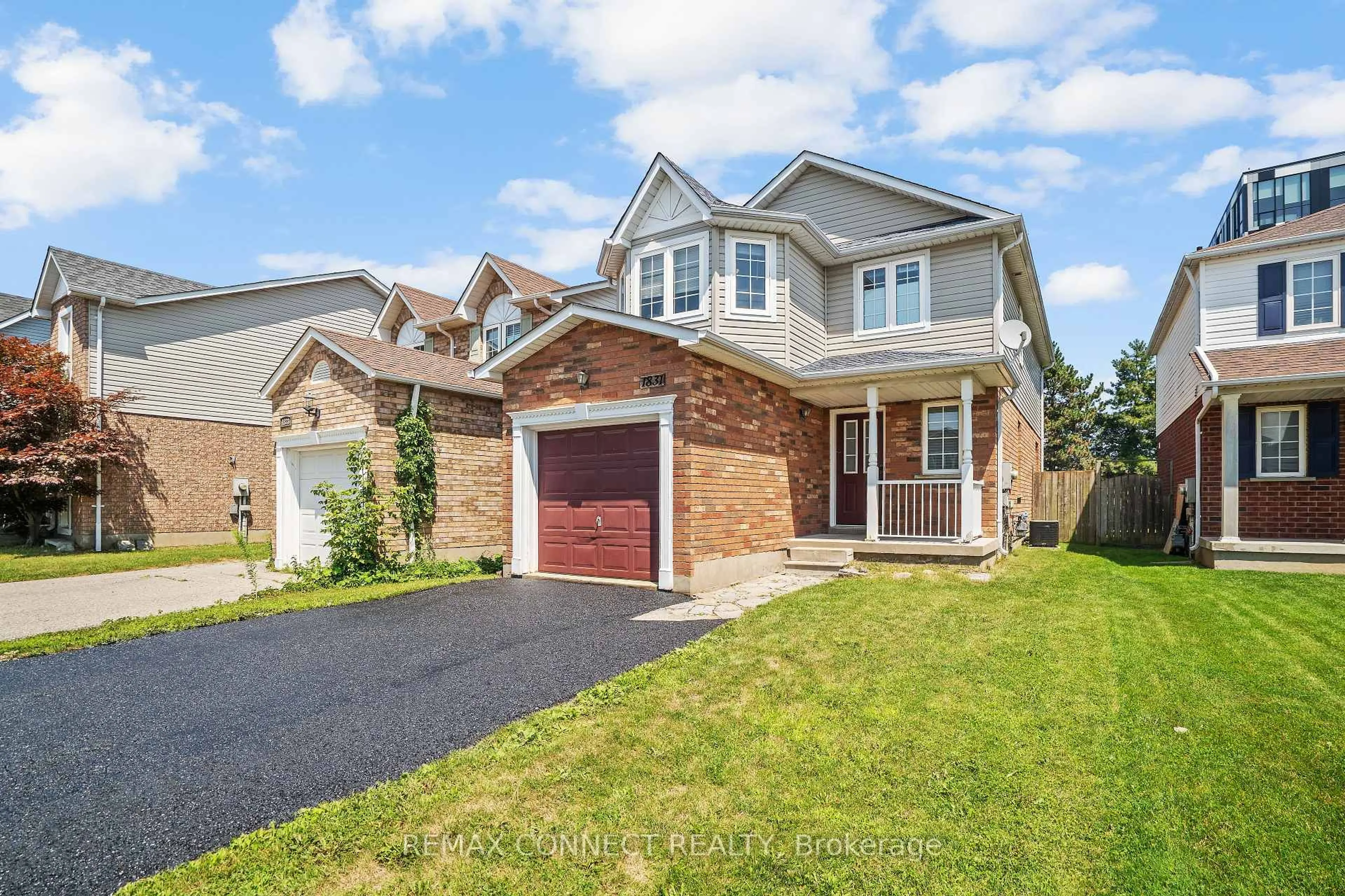 Home with brick exterior material, street for 1831 Dalhousie Cres, Oshawa Ontario L1G 8C5