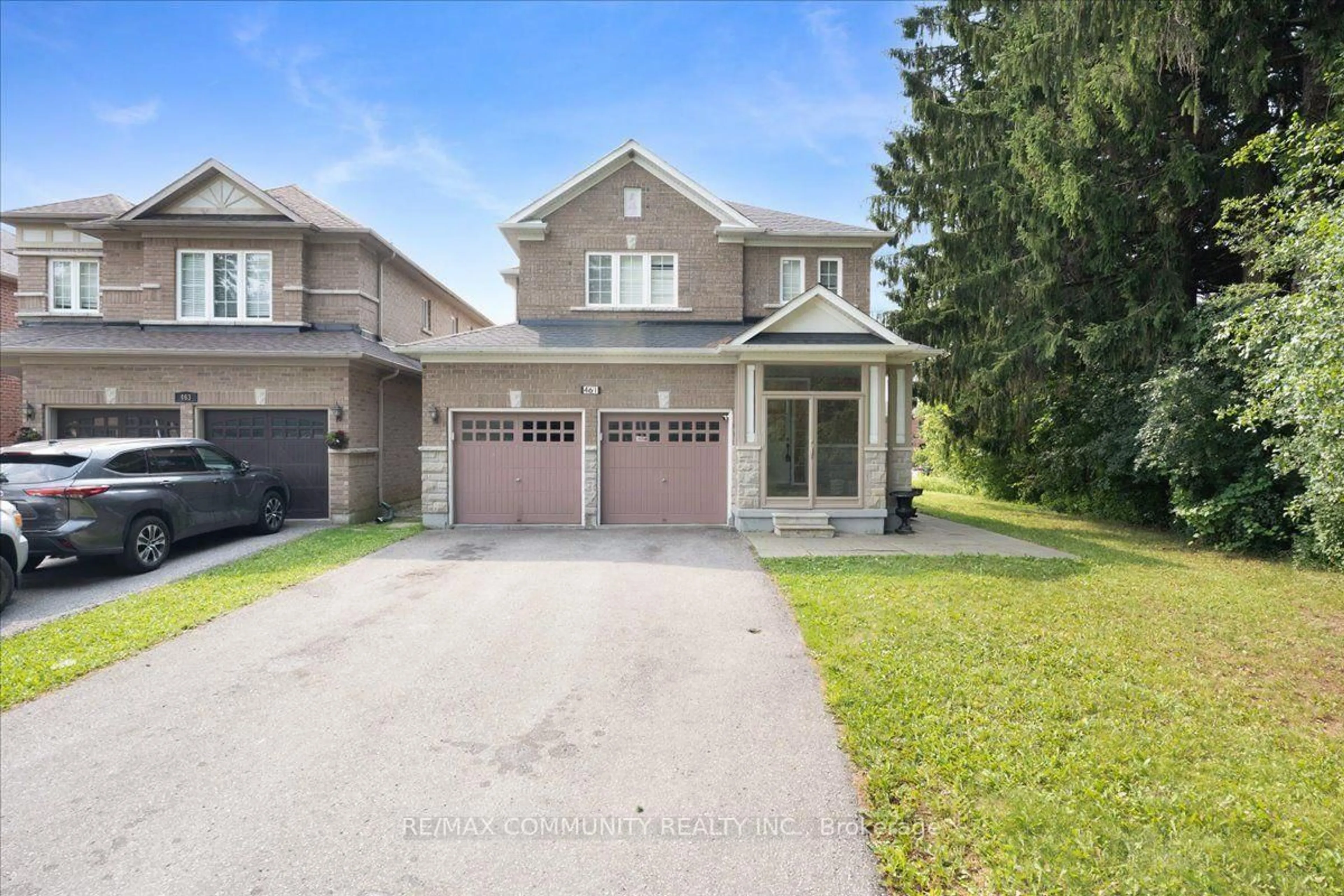 Home with brick exterior material, street for 461 Rougewalk Dr, Pickering Ontario L1X 0A1