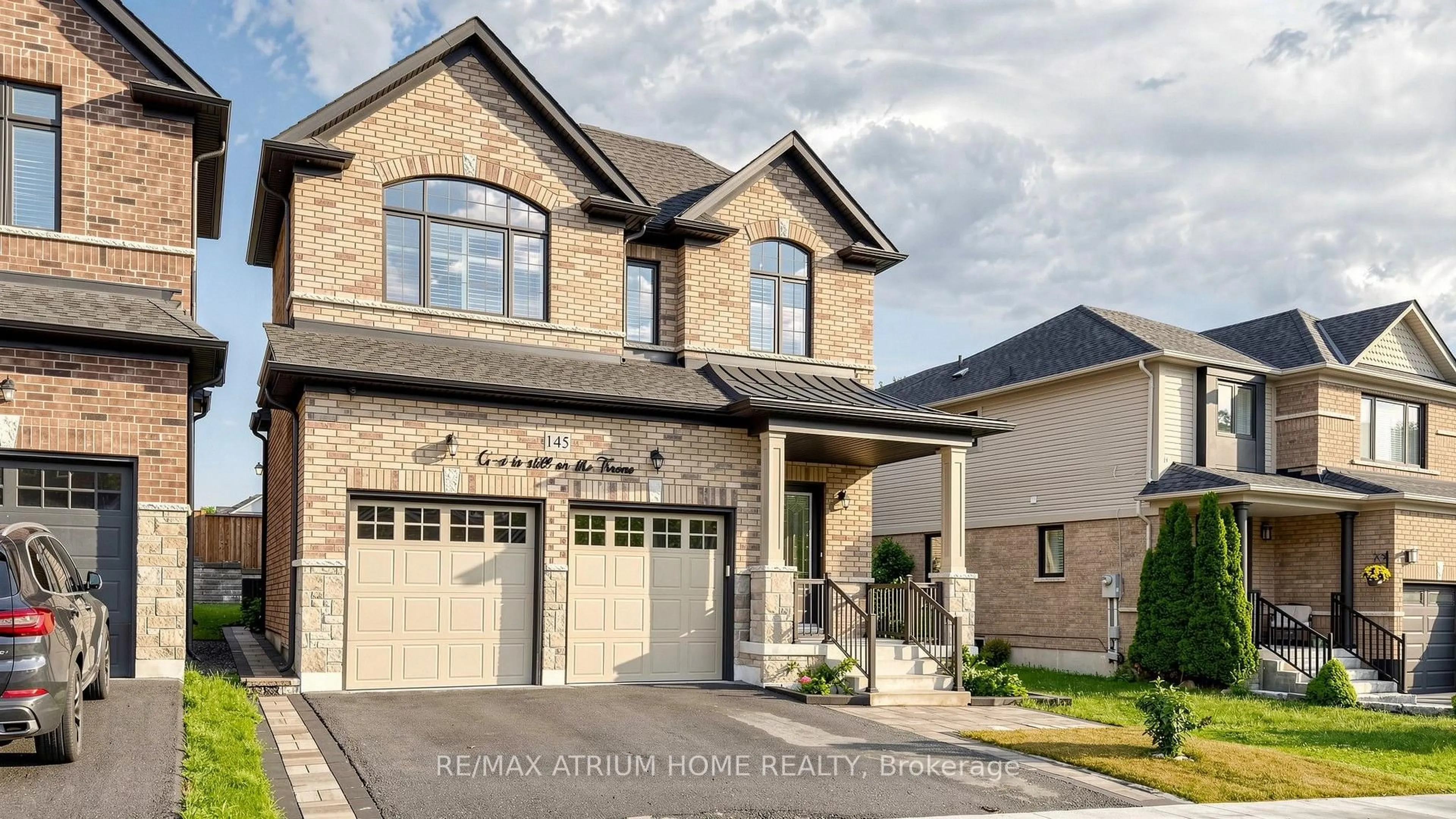 Home with brick exterior material, street for 145 Courvier Cres, Clarington Ontario L1C 0E7