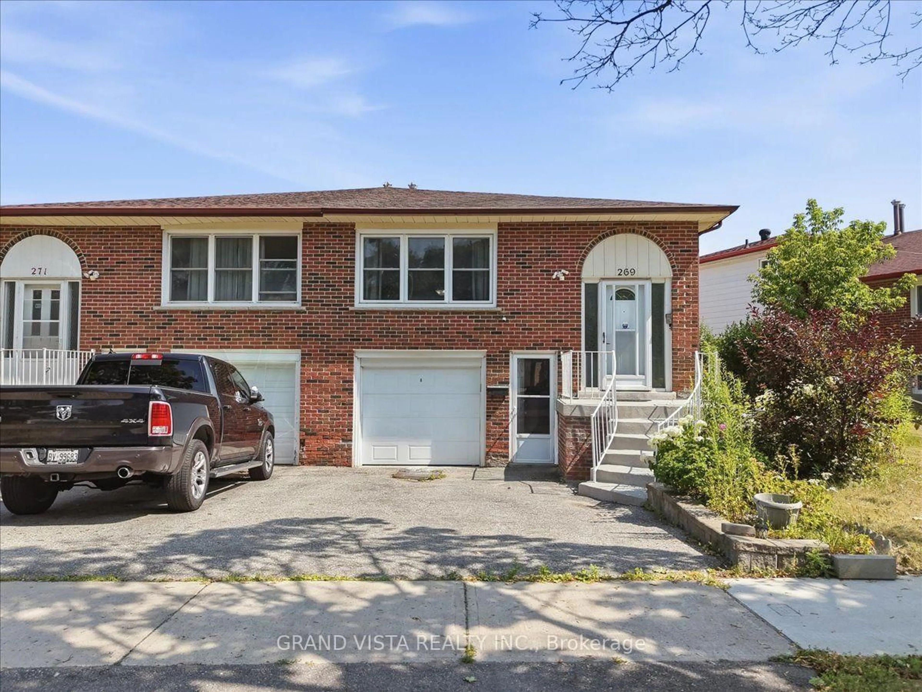 Home with brick exterior material, street for 269 Timberbank Blvd, Toronto Ontario M1W 2G9