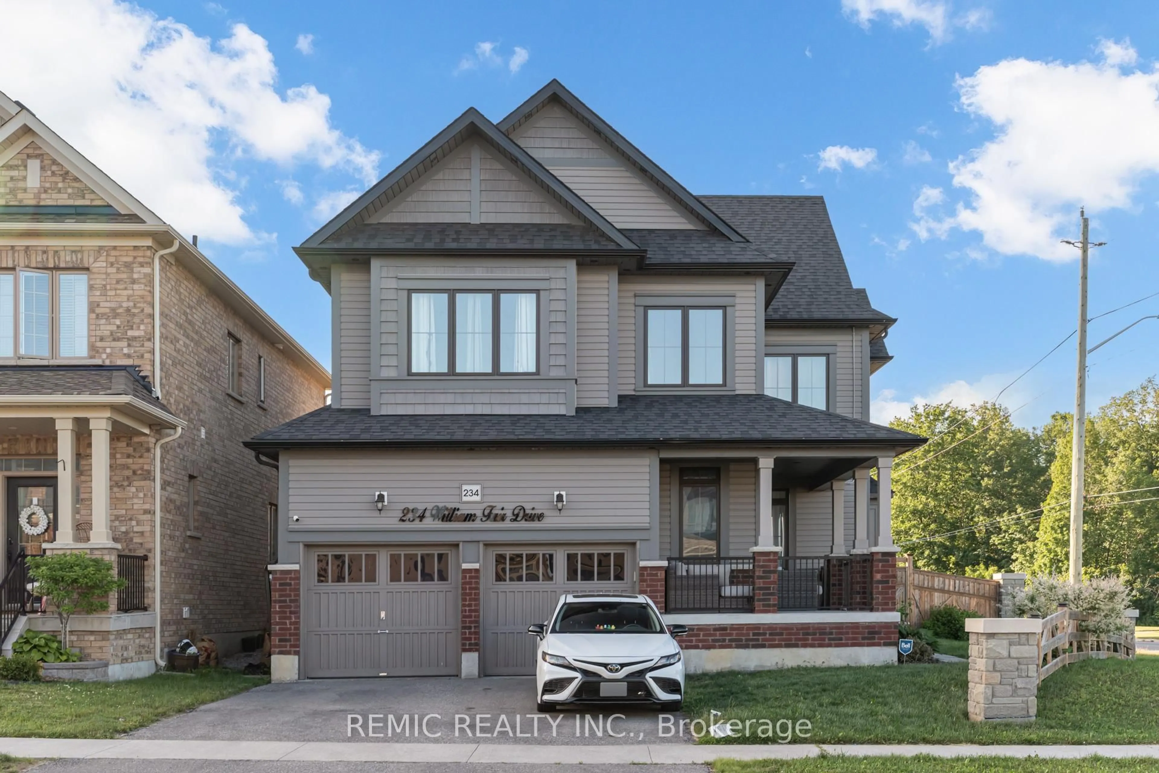 Home with brick exterior material, street for 234 William Fair Dr, Clarington Ontario L1C 4A6
