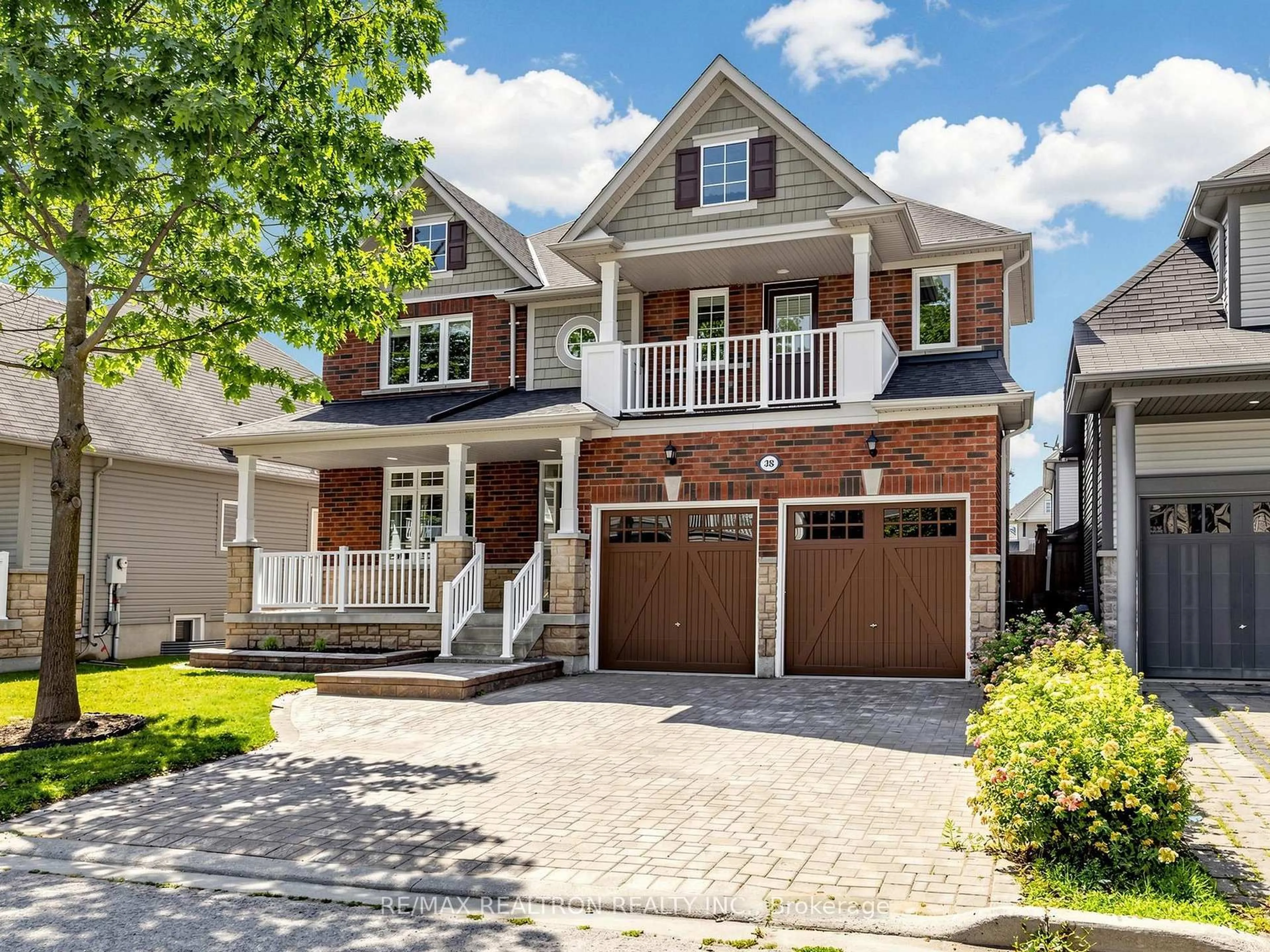 Home with brick exterior material, street for 38 Sisson Lane, Clarington Ontario L1B 0A7