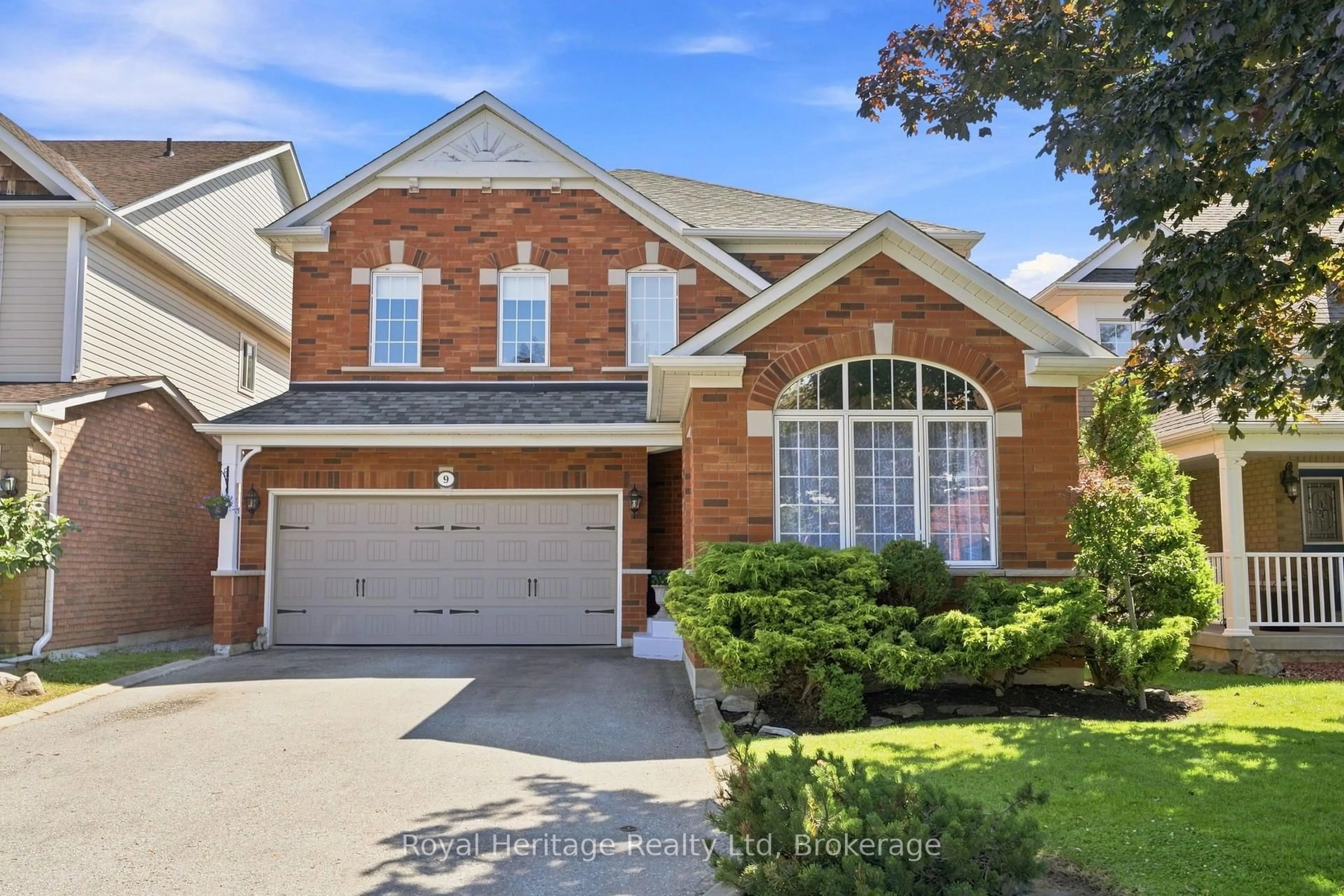 Home with brick exterior material, street for 9 Wiseman Dr, Ajax Ontario L1Z 1K5