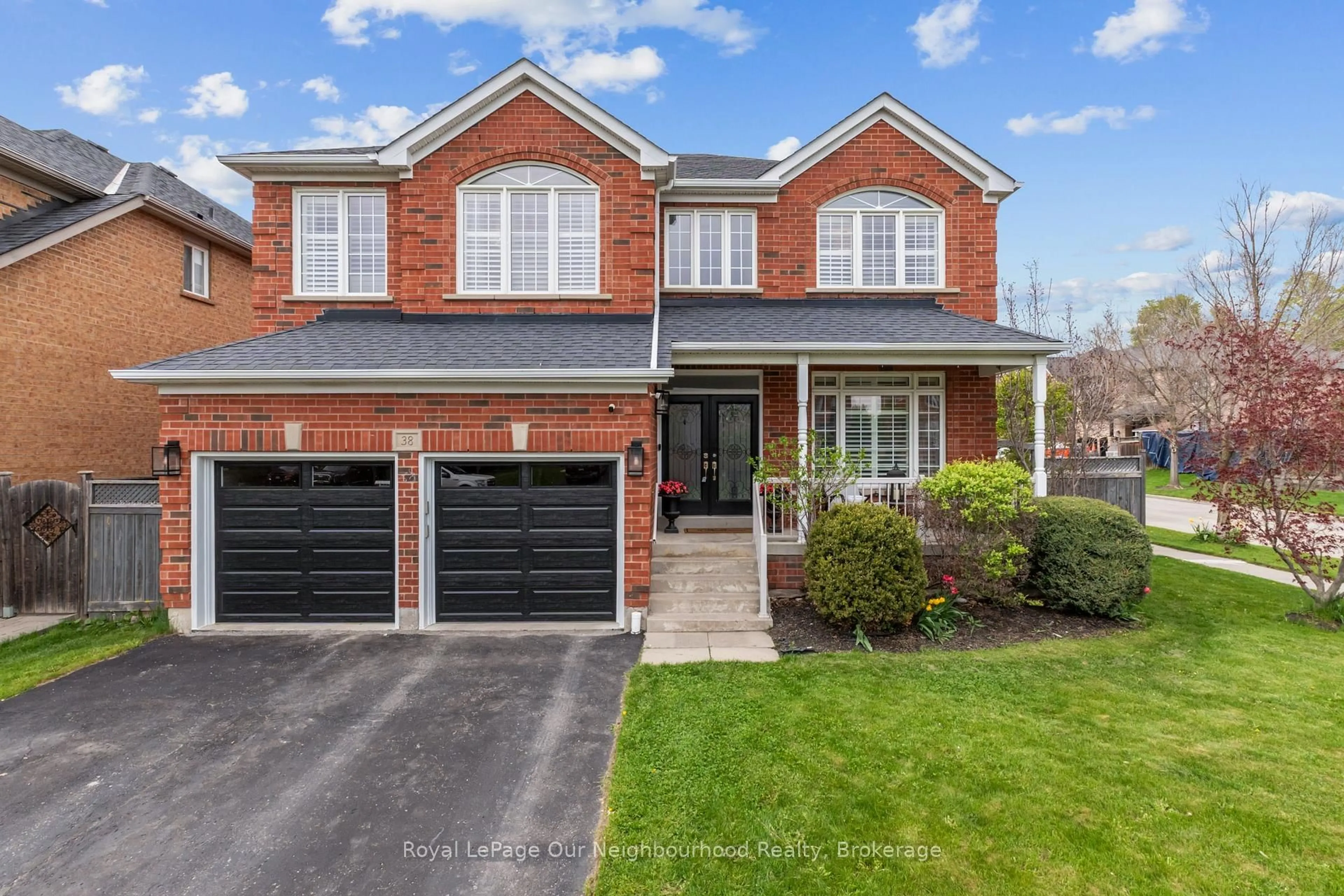 Home with brick exterior material, street for 38 Vineyard Ave, Whitby Ontario L1P 1X5