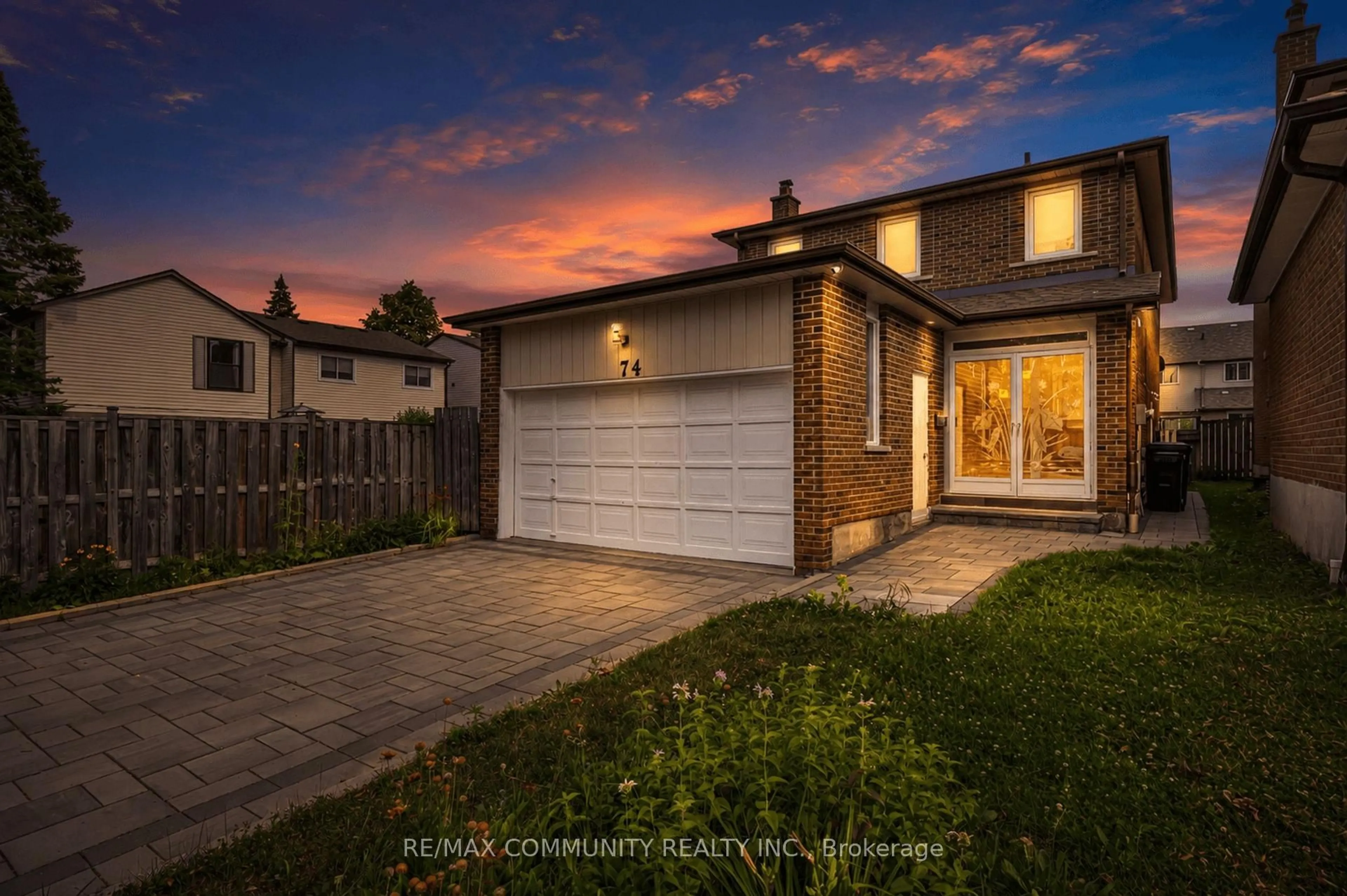 Home with brick exterior material, street for 74 Green Spring Dr, Toronto Ontario M1V 2B1