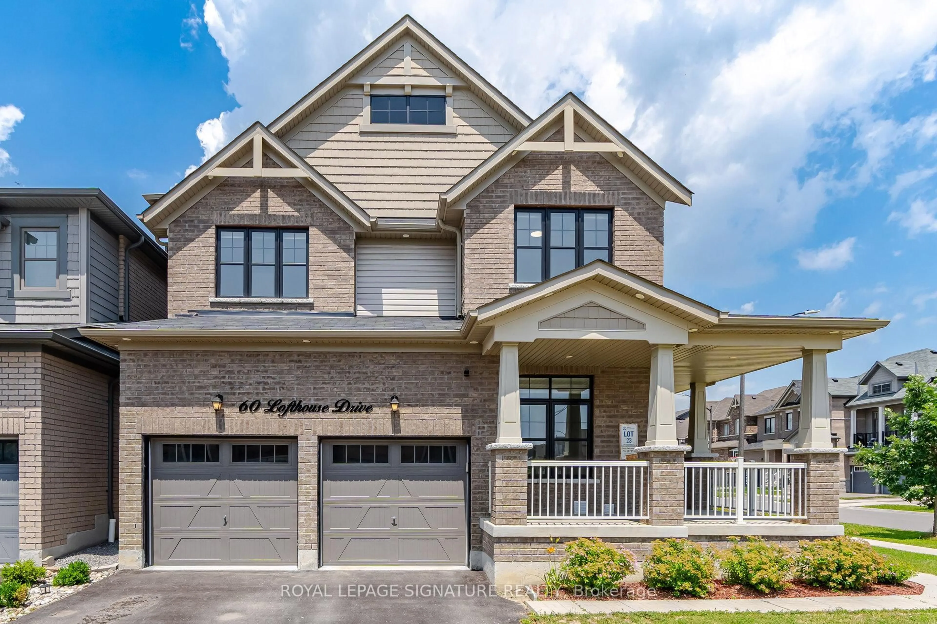 Home with brick exterior material, street for 60 Lofthouse Dr, Whitby Ontario L1R 1W5