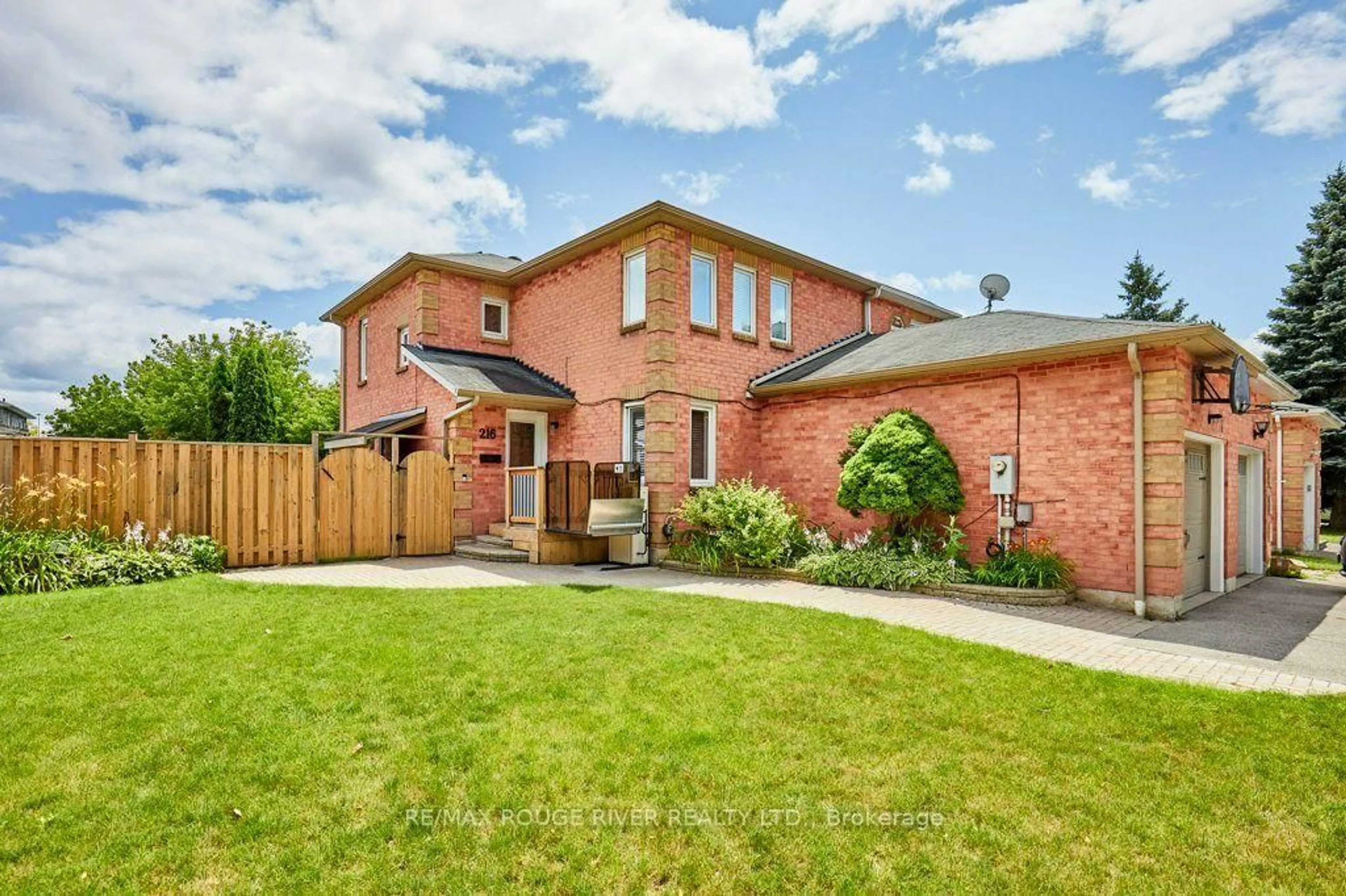 Home with brick exterior material, street for 216 Wright Cres, Ajax Ontario L1S 6X2