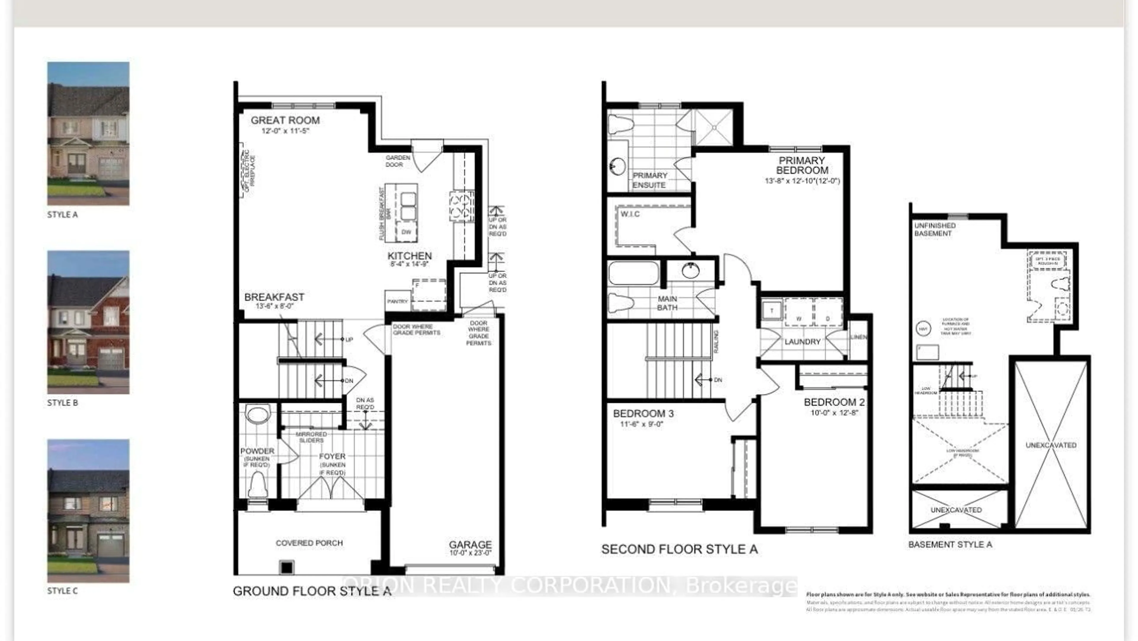 Floor plan for 150 Deline Cres #3, Clarington Ontario L1B 0T7
