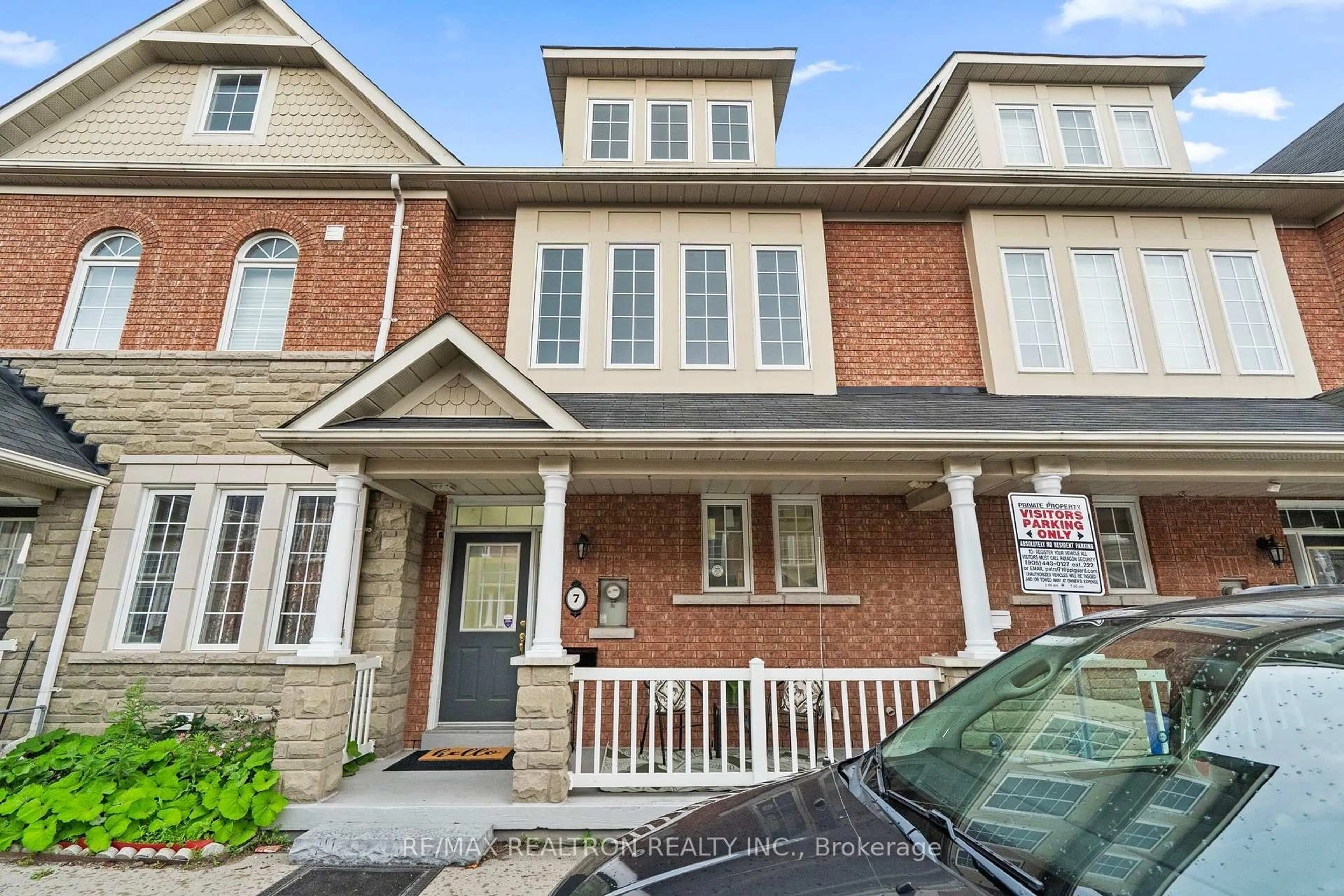 Home with brick exterior material, street for 7 Torr Lane, Ajax Ontario L1S 7N1