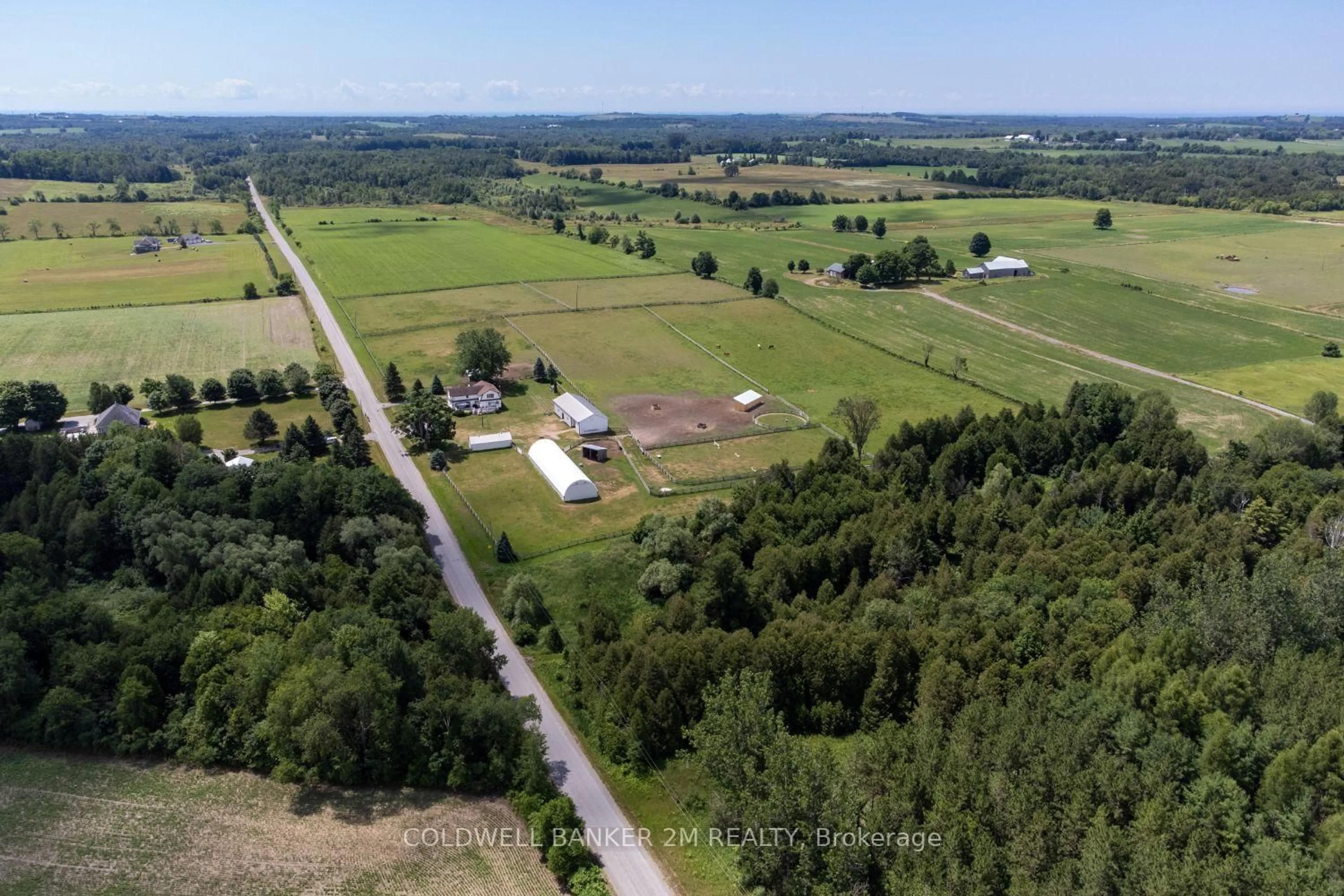 A pic from outside/outdoor area/front of a property/back of a property/a pic from drone, unknown for 5728 Gilmore Rd, Clarington Ontario L0A 1J0
