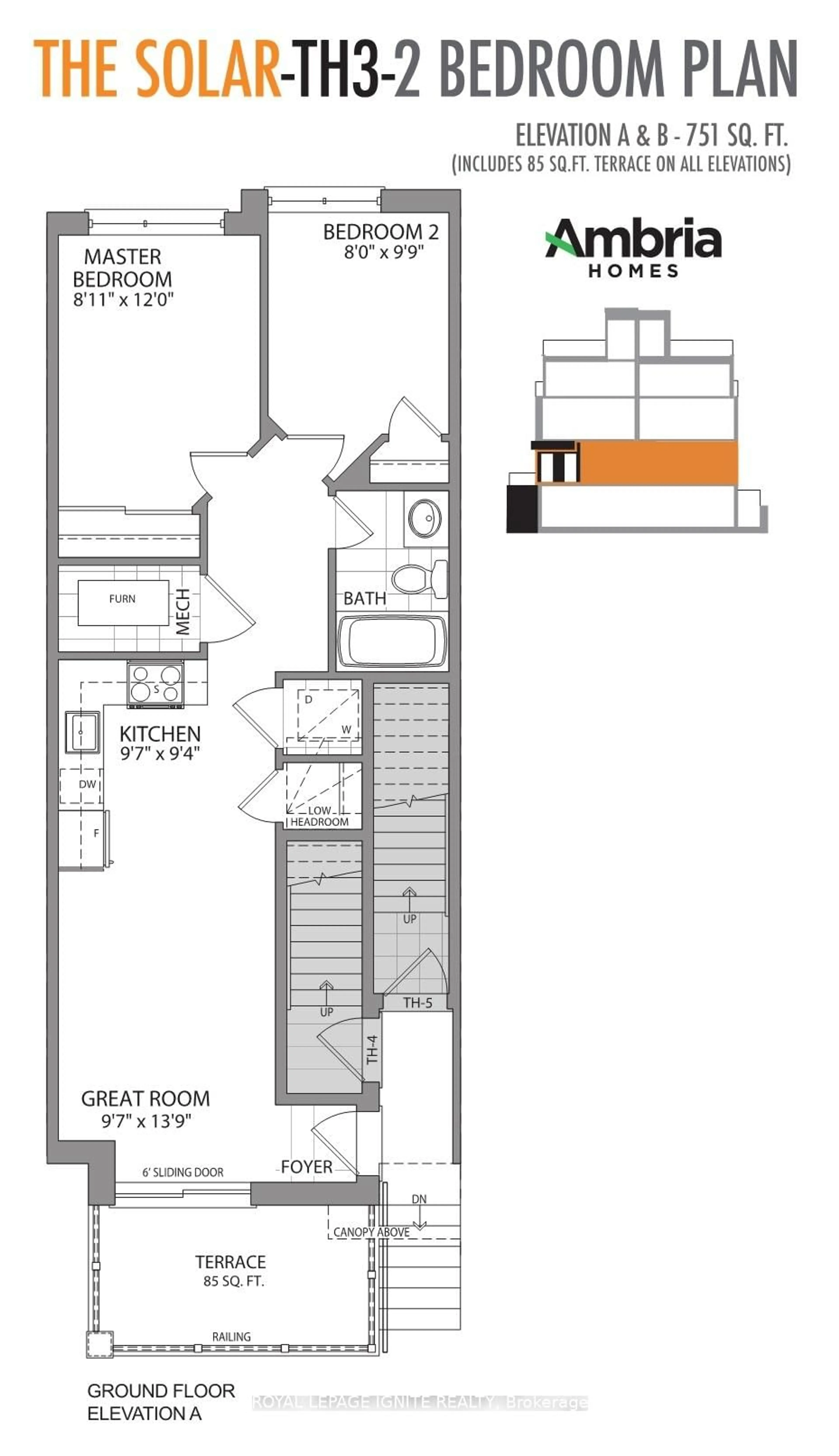 Floor plan for 155 Tapscott Rd #22, Toronto Ontario M1B 0E8