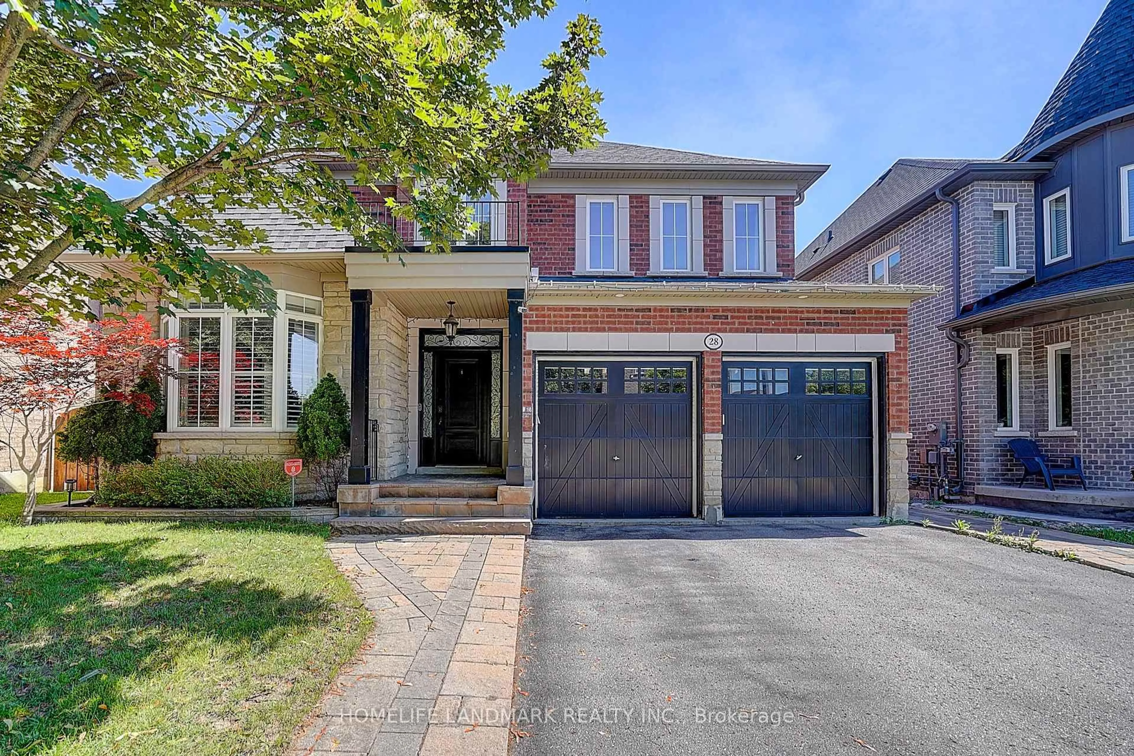 Home with brick exterior material, street for 28 Hunwicks Cres, Ajax Ontario L1Z 0E4