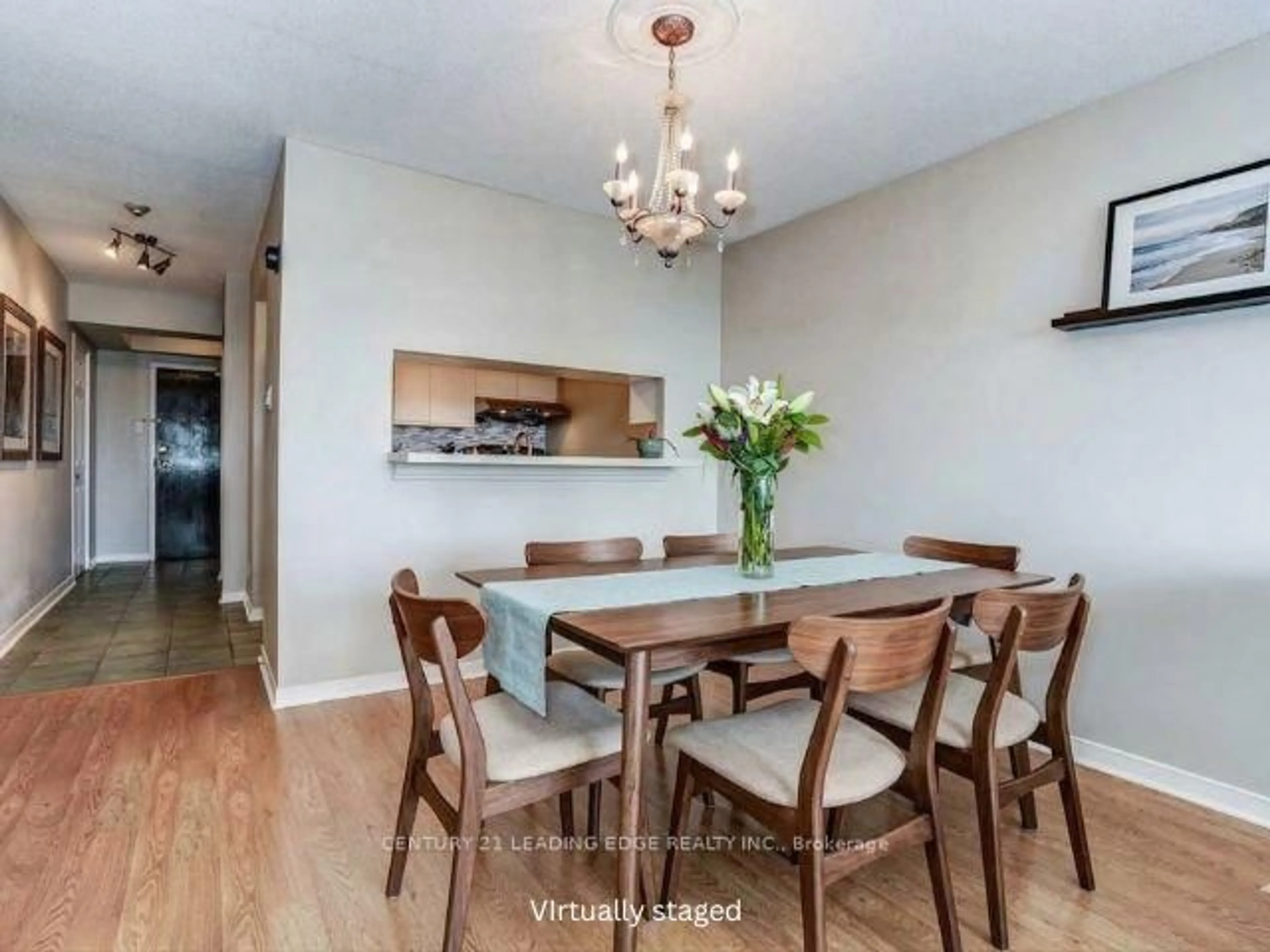 Dining room, wood/laminate floor for 1665 Pickering Pkwy #815, Pickering Ontario L1V 6L4