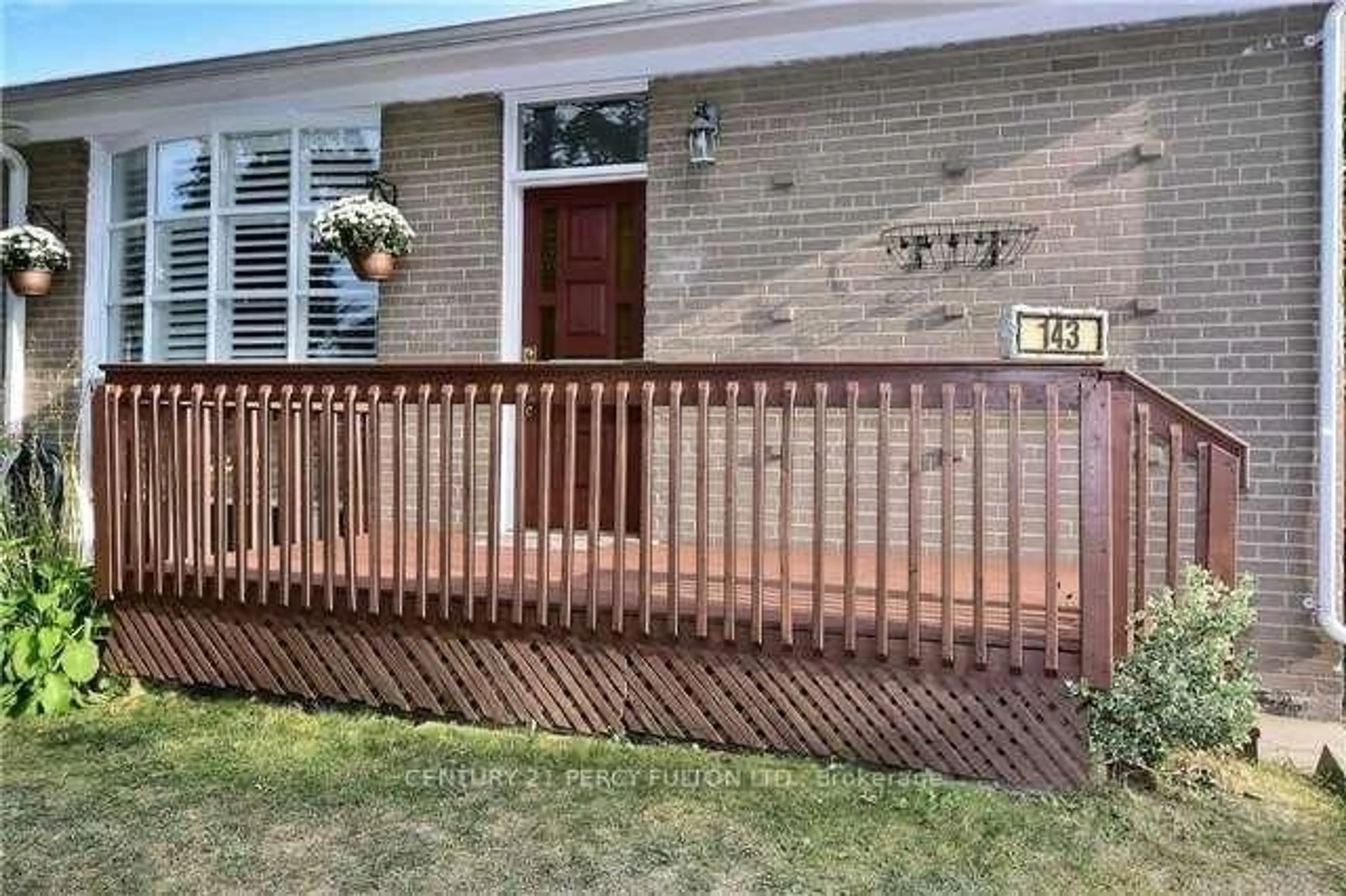 Home with brick exterior material, street for 143 Tulloch Dr, Ajax Ontario L1S 2S7