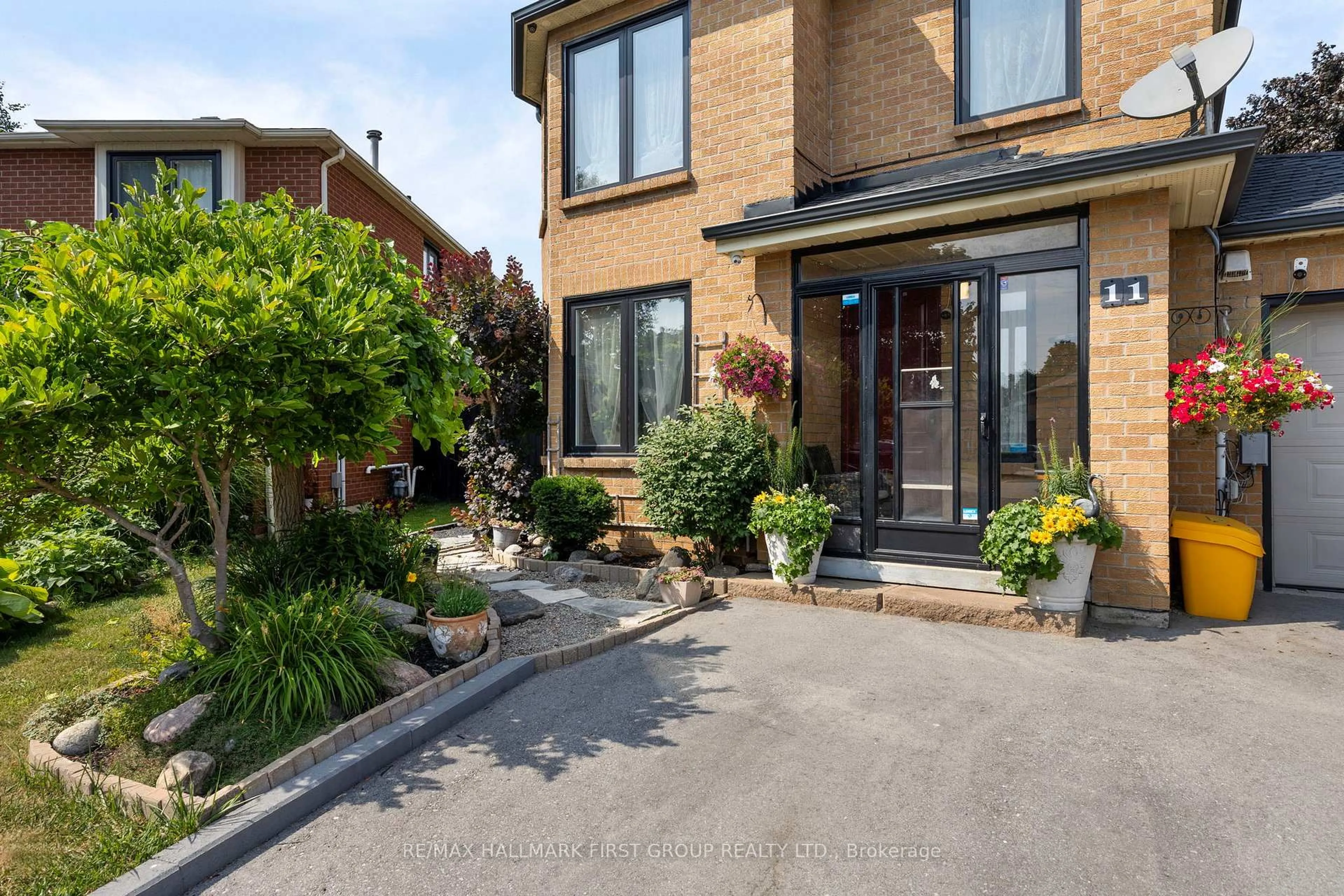 Home with brick exterior material, street for 11 Bowers Crt, Ajax Ontario L1T 2L6