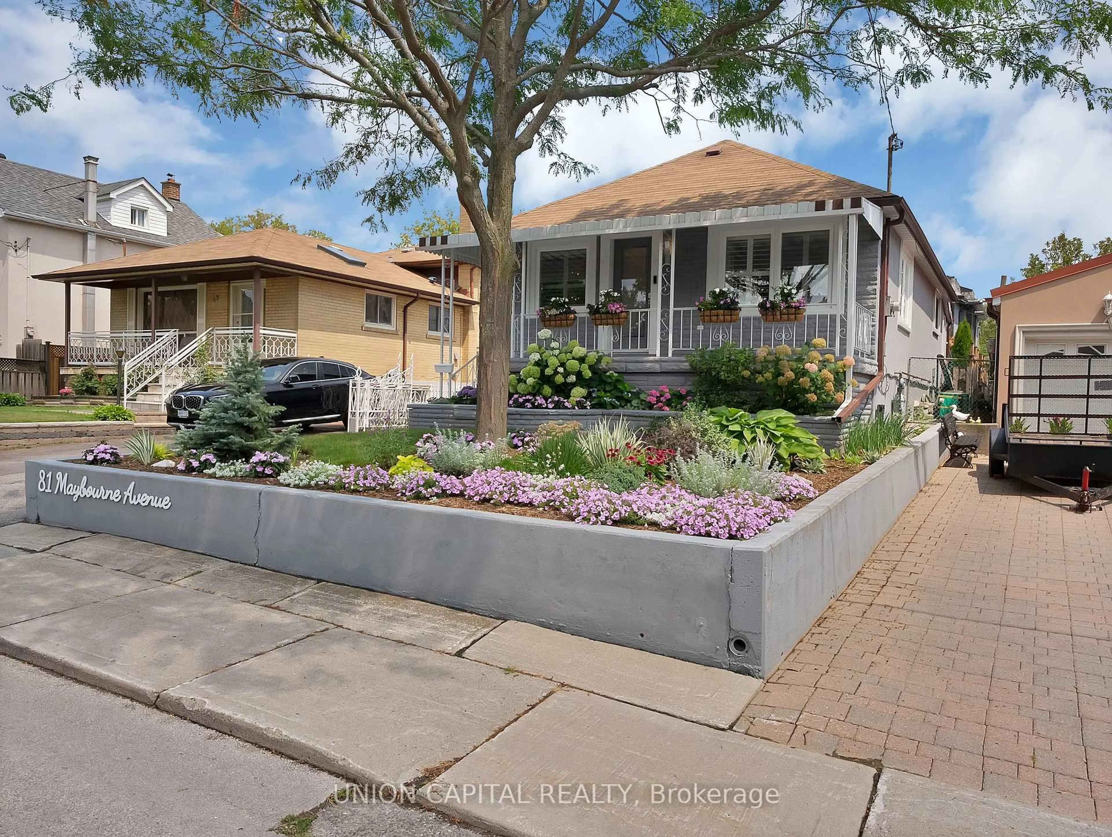Home with brick exterior material, street for 81 Maybourne Ave, Toronto Ontario M1L 2W3
