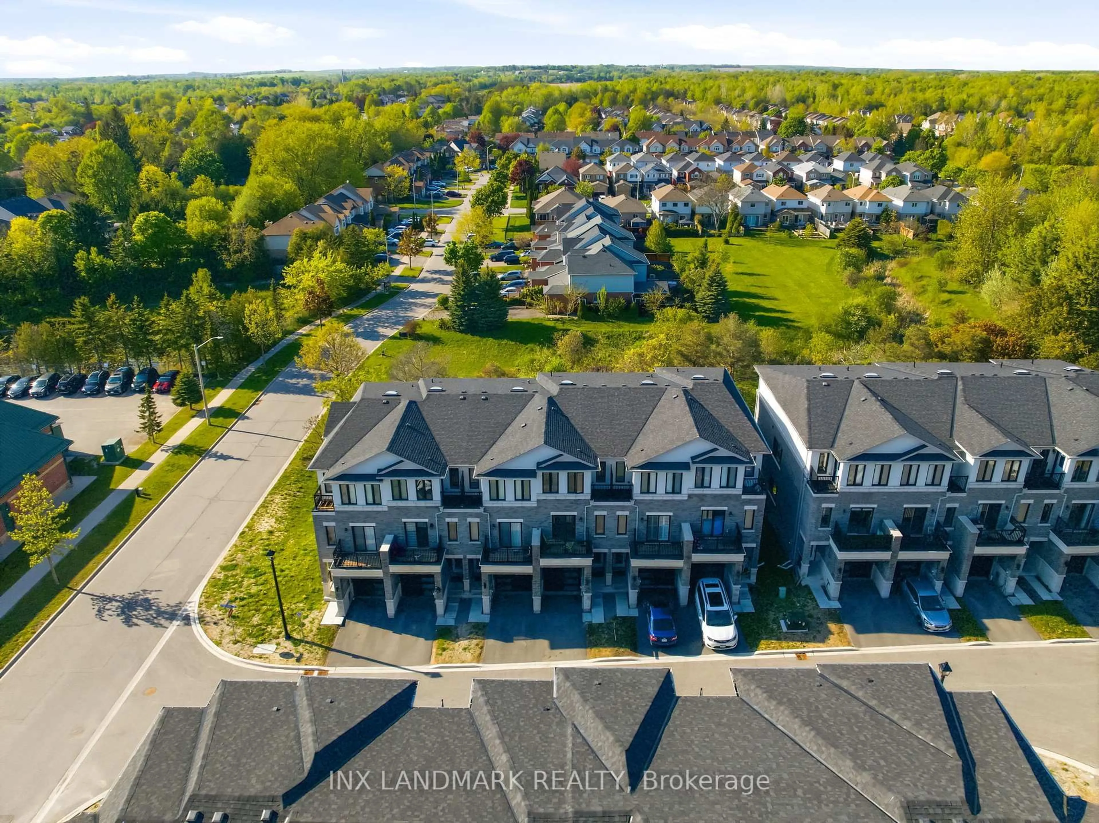 A pic from outside/outdoor area/front of a property/back of a property/a pic from drone, street for 30 Gerry Henry Lane, Clarington Ontario L1E 0L8