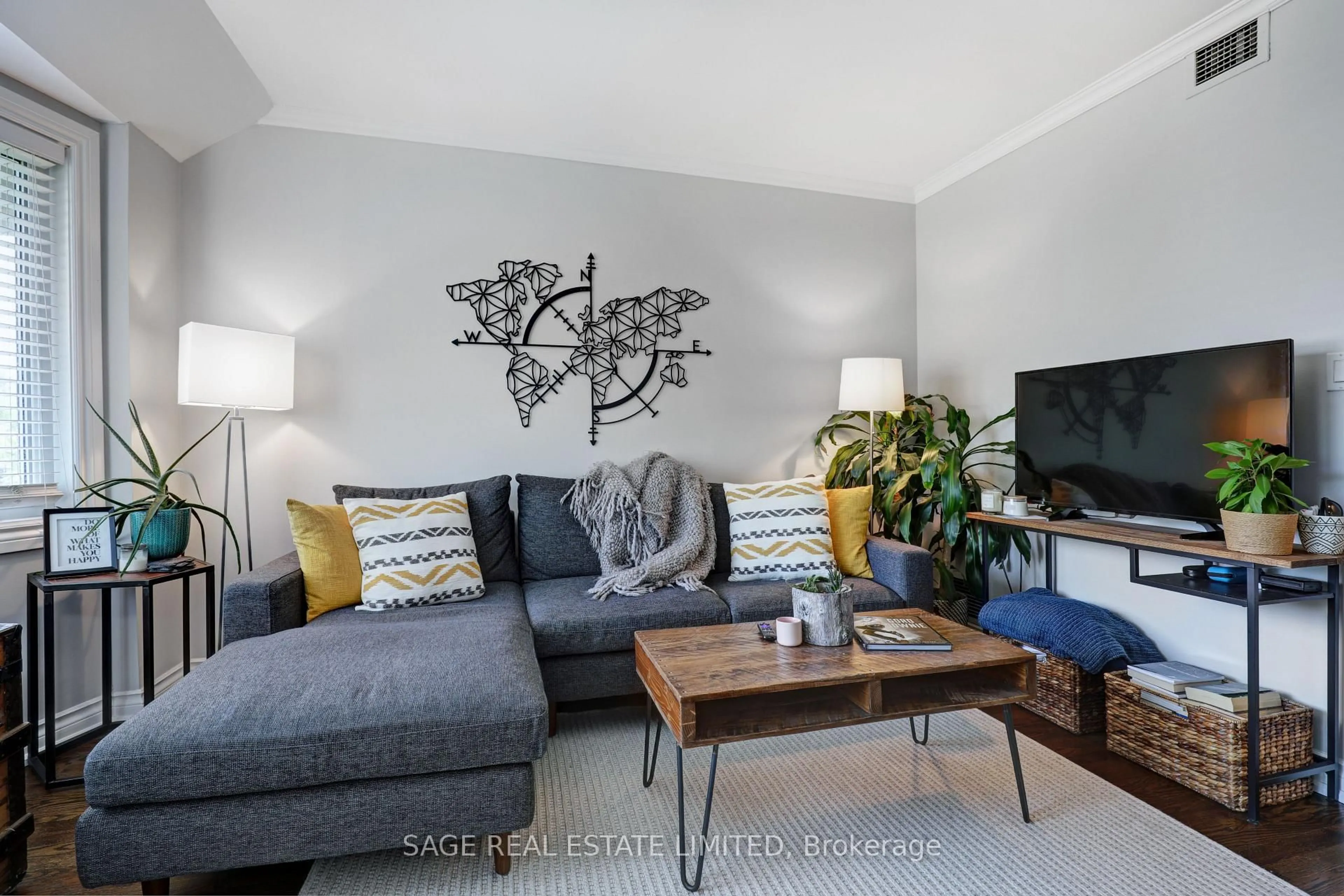 Living room with furniture, unknown for 60 Kippendavie Ave #301, Toronto Ontario M4L 3R5