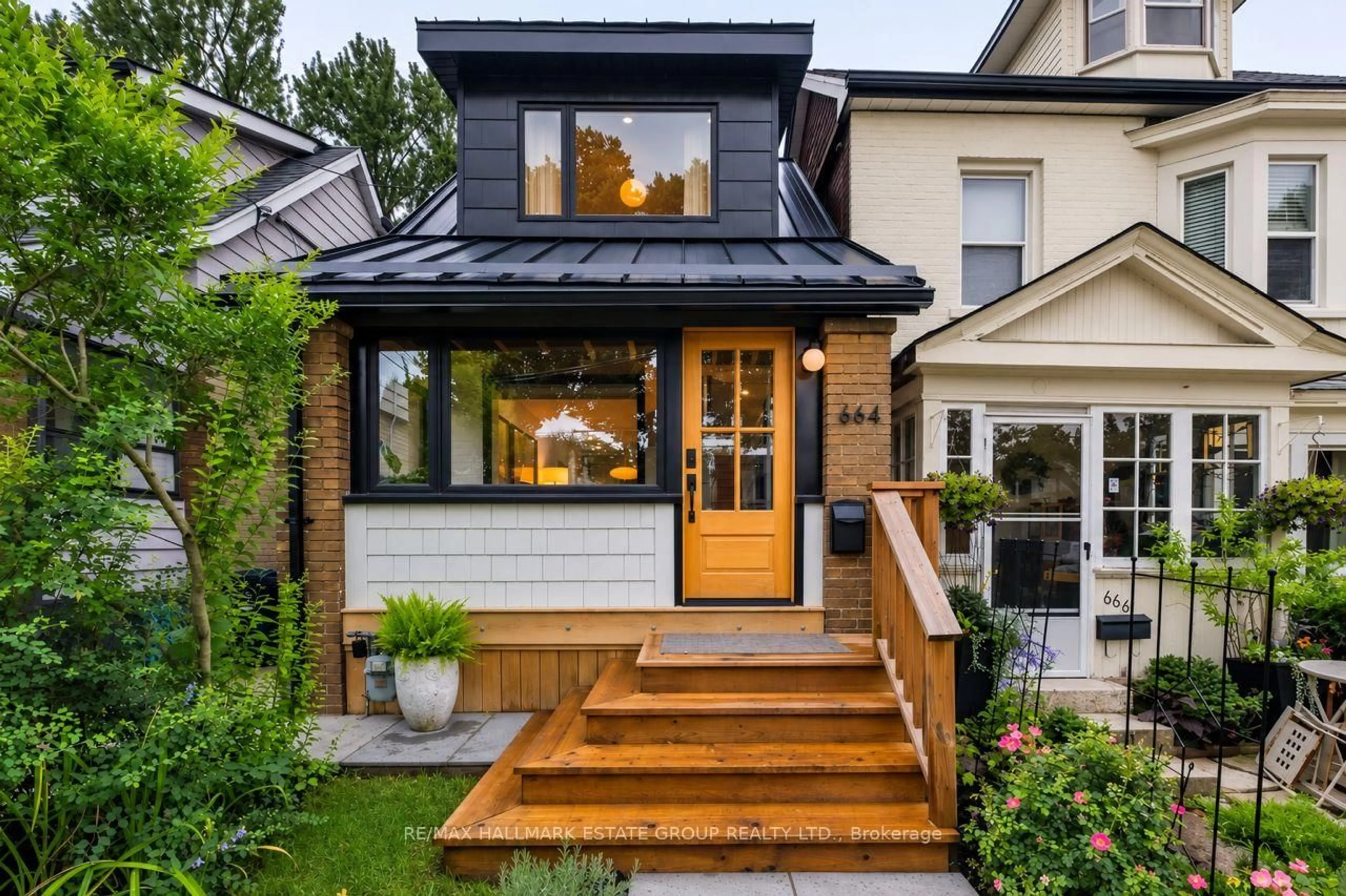 Home with brick exterior material, street for 664 Rhodes Ave, Toronto Ontario M4J 4X6