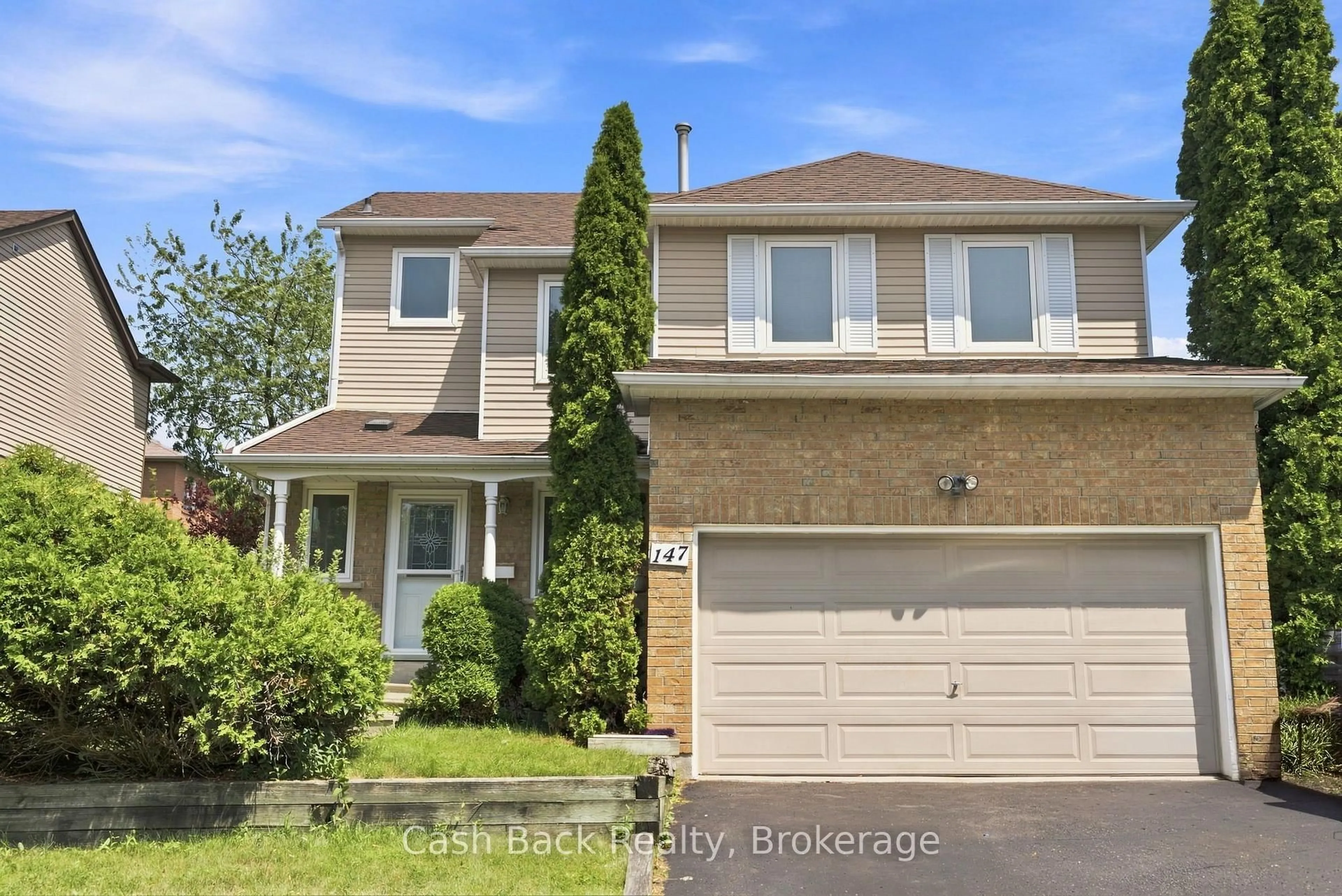 Home with brick exterior material, street for 147 Kirby Cres, Whitby Ontario L1N 7C7