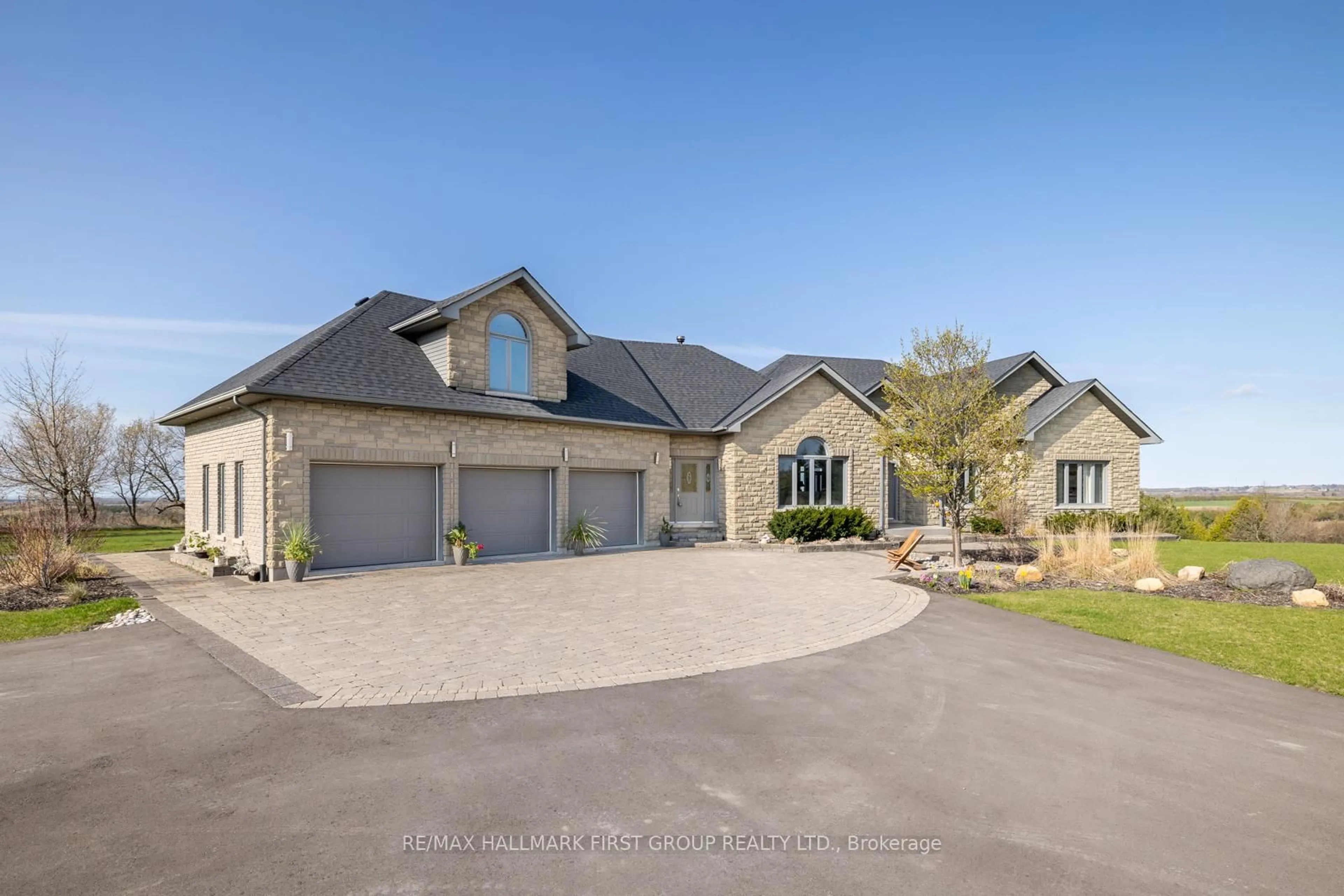 A pic from outside/outdoor area/front of a property/back of a property/a pic from drone, street for 7472 Aked Rd, Clarington Ontario L1C 3K6
