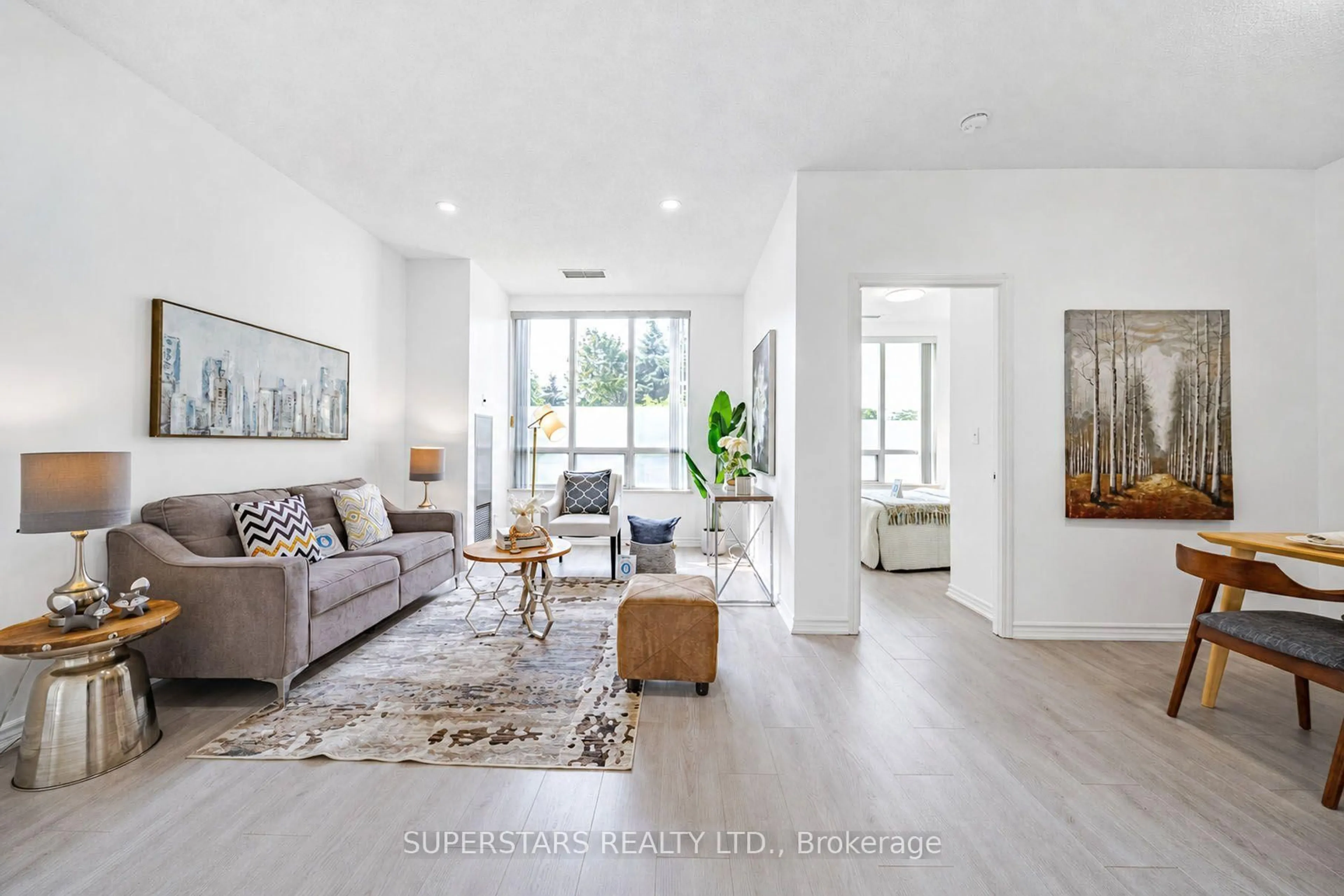 Living room with furniture, unknown for 5039 Finch Ave #109, Toronto Ontario M1S 5L6
