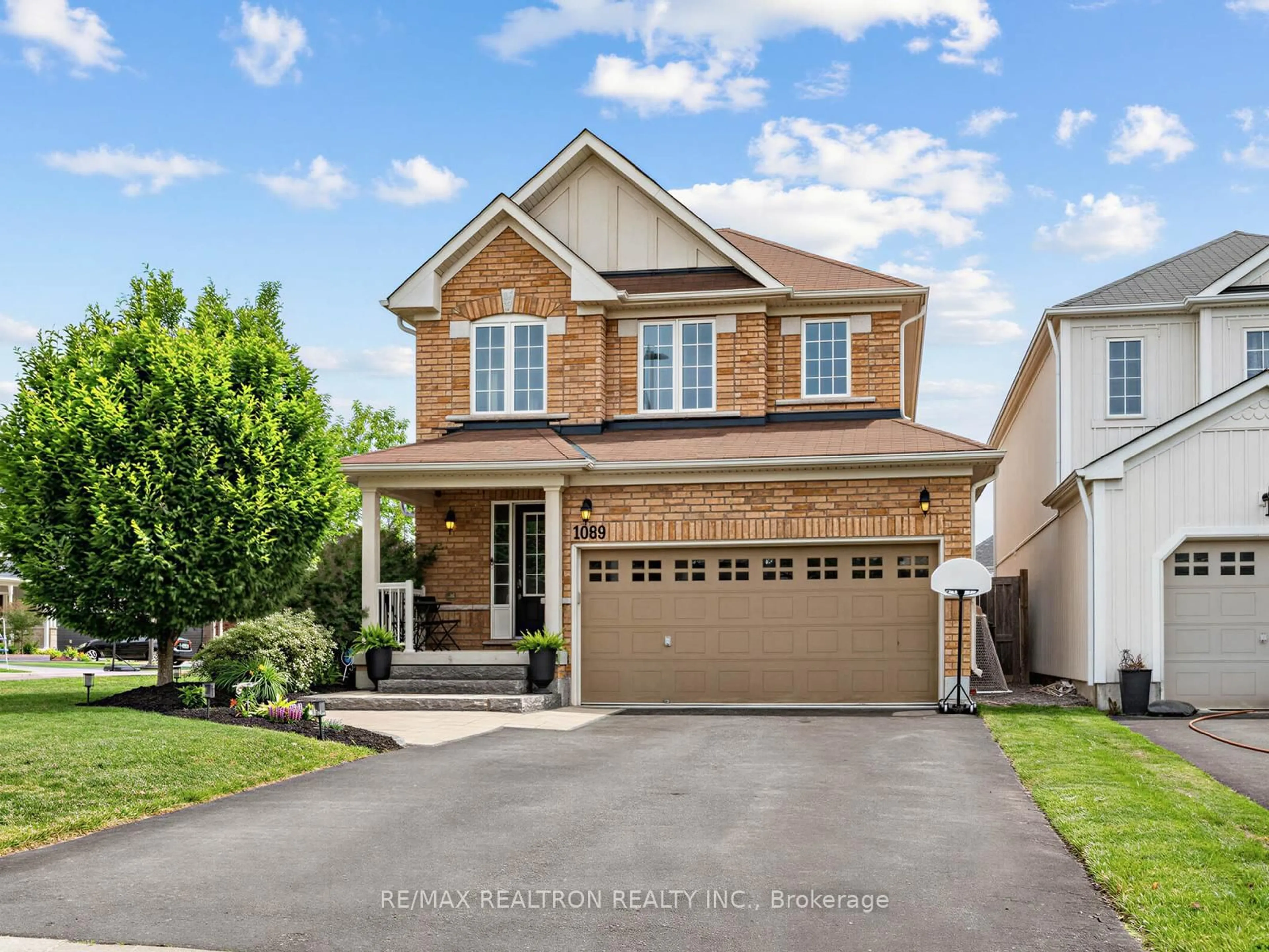 Home with brick exterior material, street for 1089 Edward Bolton Cres, Oshawa Ontario L1K 0T7