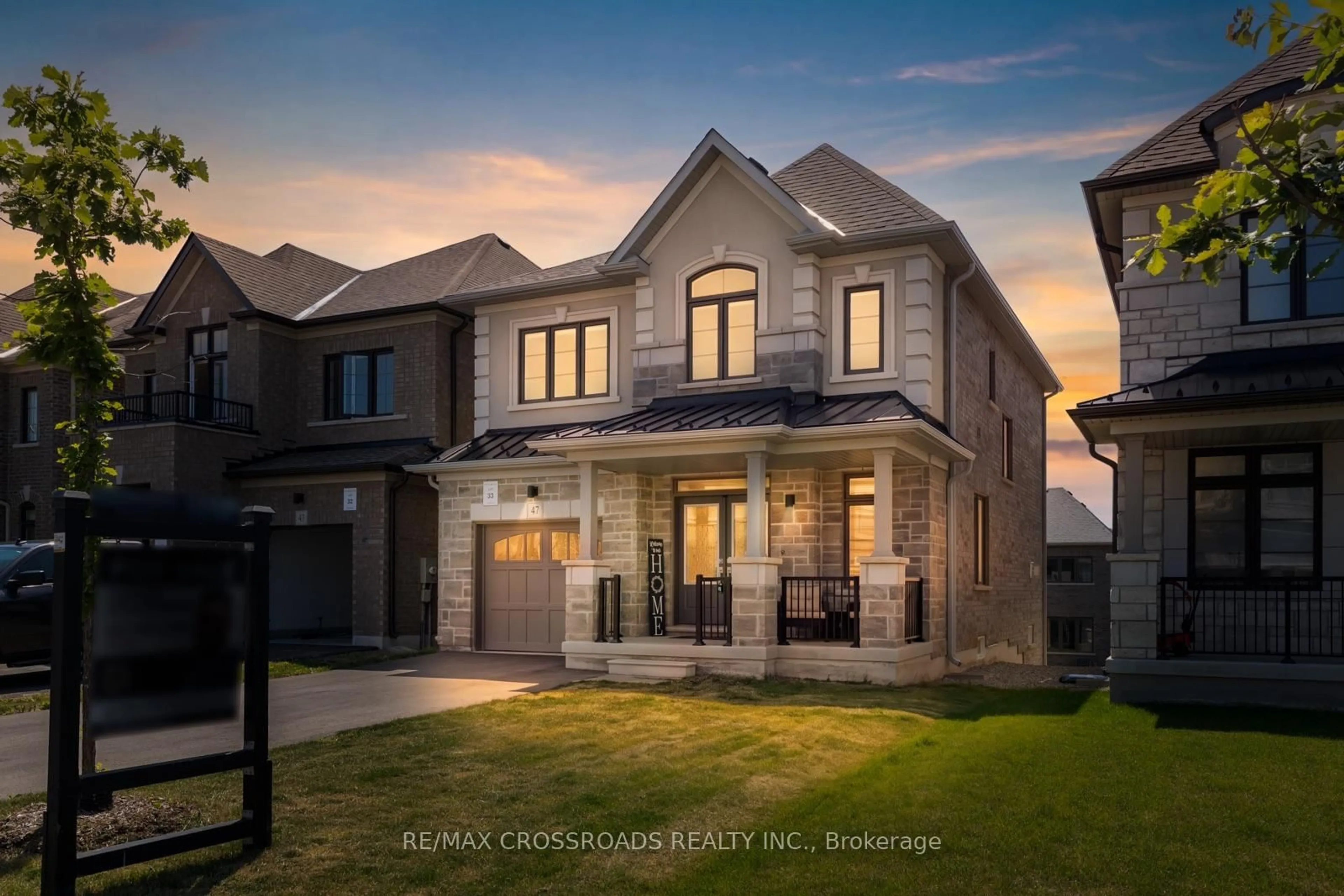Home with brick exterior material, street for 47 Ed Ewert Ave, Clarington Ontario L1B 1G9