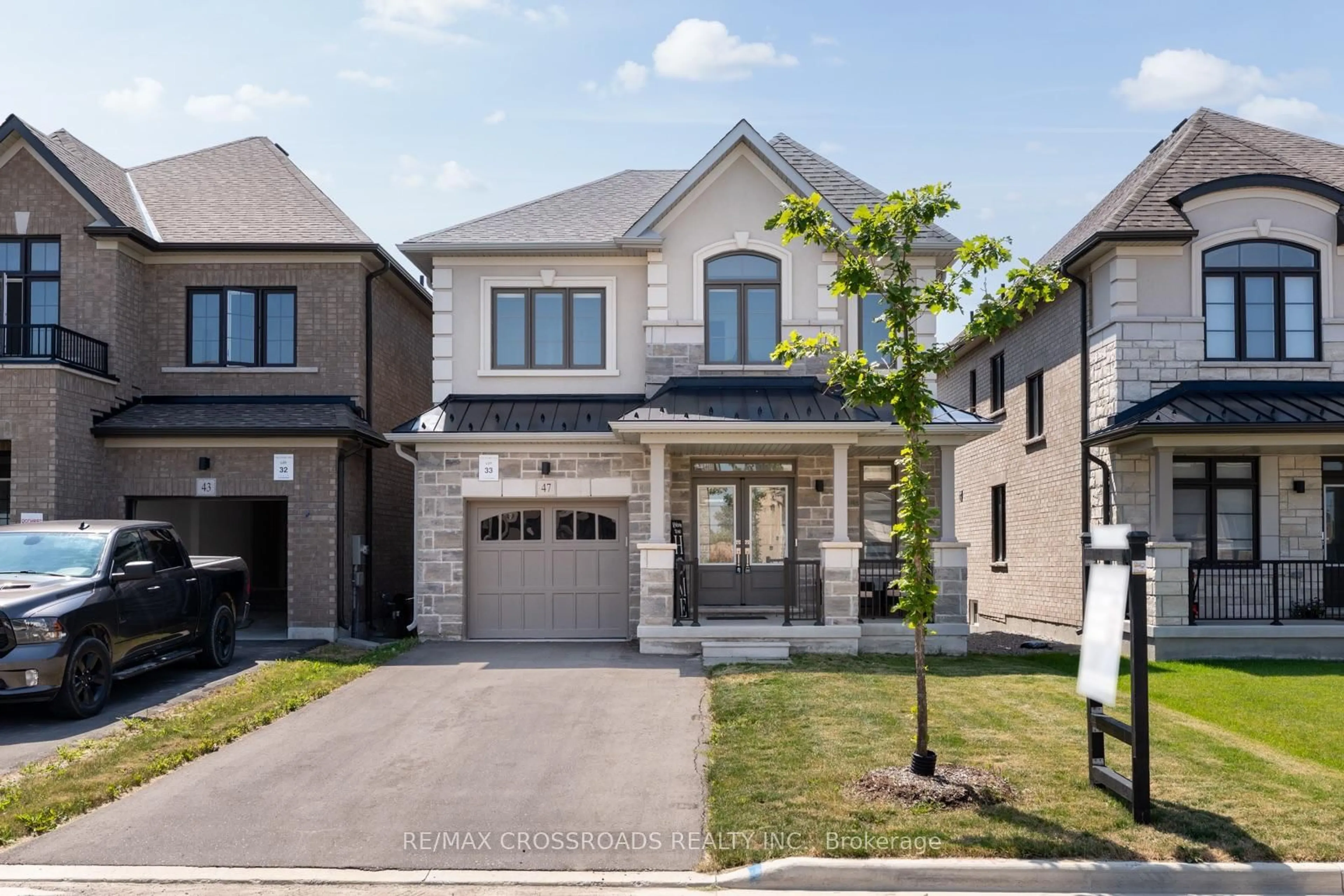 Home with brick exterior material, street for 47 Ed Ewert Ave, Clarington Ontario L1B 1G9