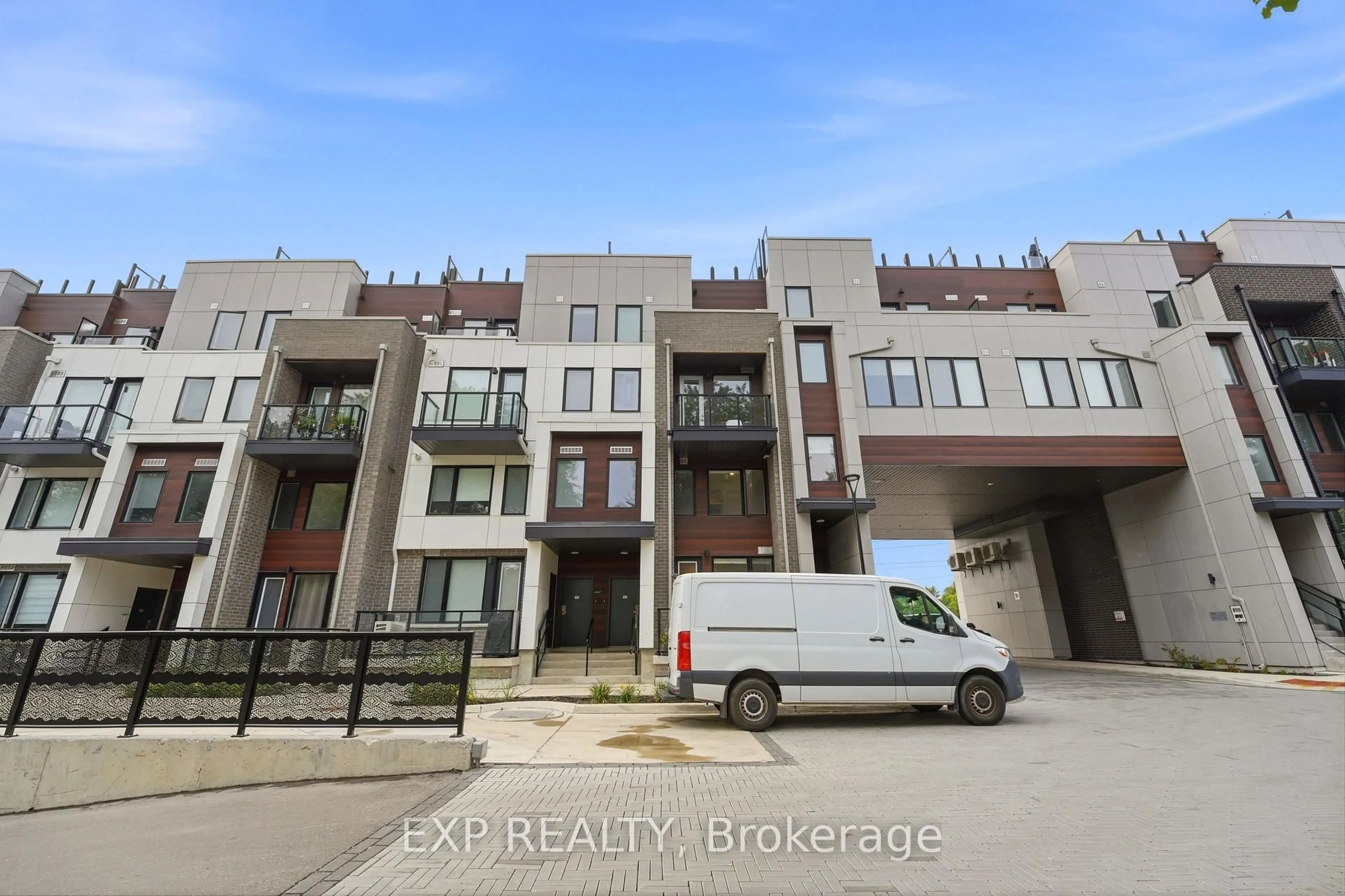 A pic from outside/outdoor area/front of a property/back of a property/a pic from drone, building for 1475 O'Connor Dr #14, Toronto Ontario M4B 2V5