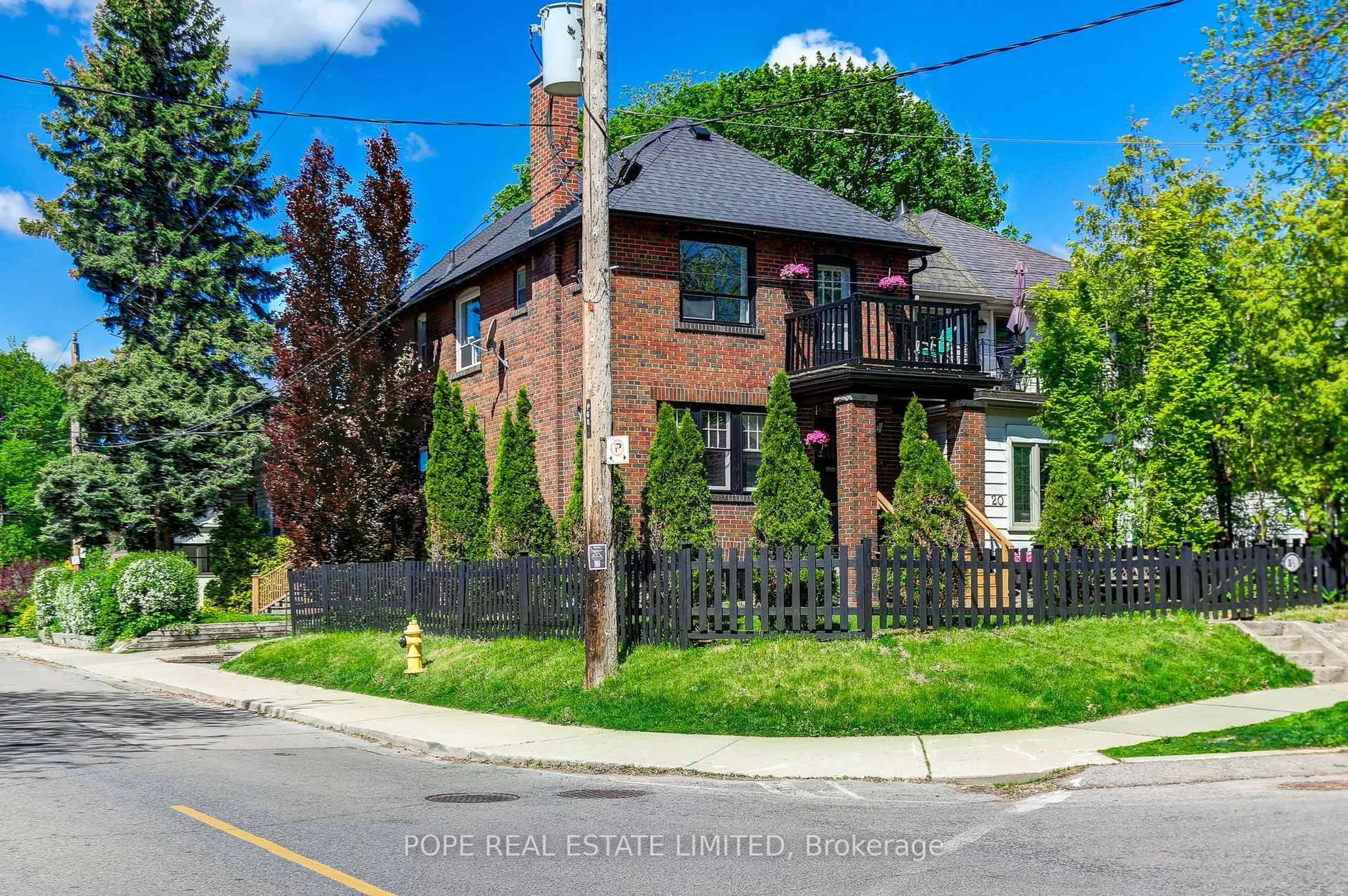 Home with brick exterior material, street for 18 Edgewood Ave, Toronto Ontario M4L 3E6