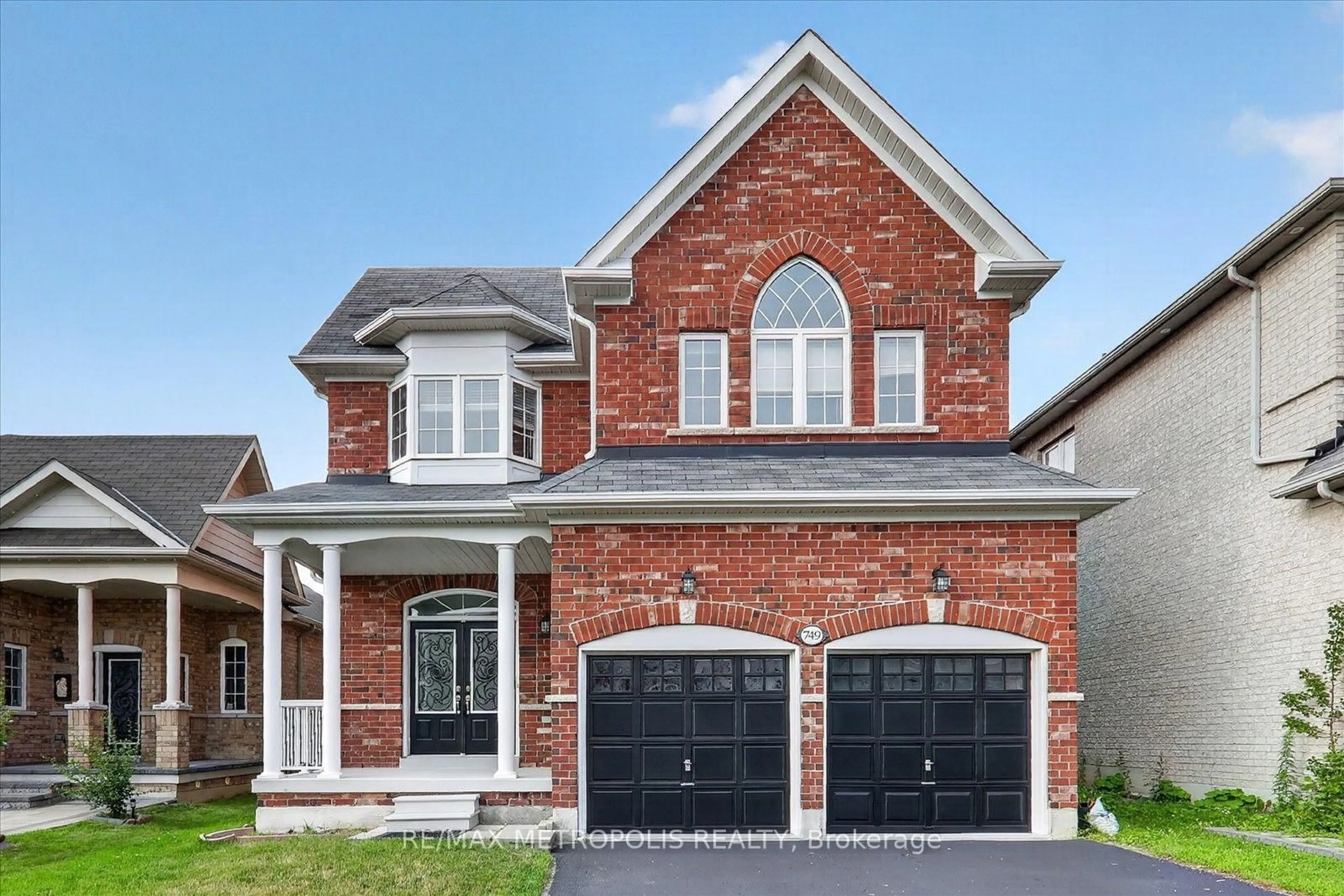 Home with brick exterior material, street for 749 Black Cherry Dr, Oshawa Ontario L1K 0P4
