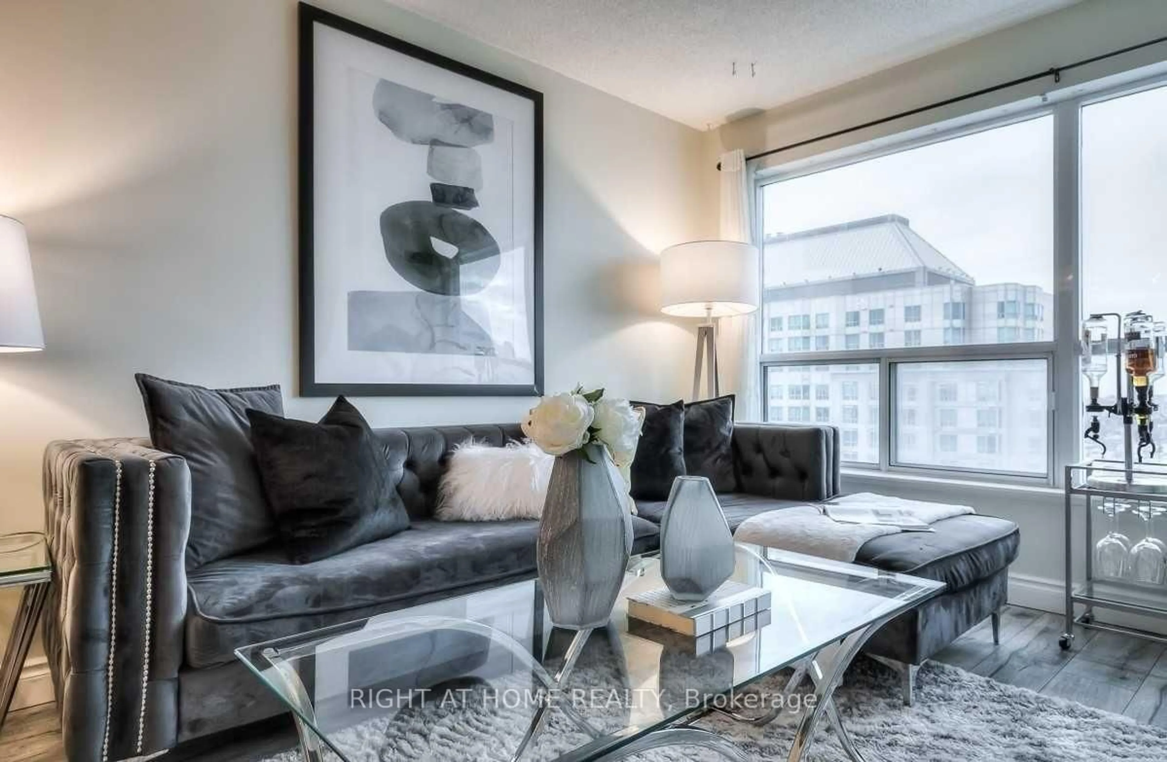 Living room with furniture, unknown for 38 Lee Centre Dr #2308, Toronto Ontario M1H 3J7